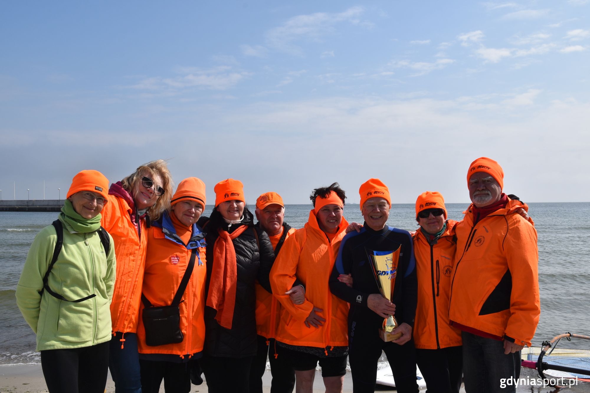 Piotr Dudek wśr&oacute;d przyjaci&oacute;ł mors&oacute;w