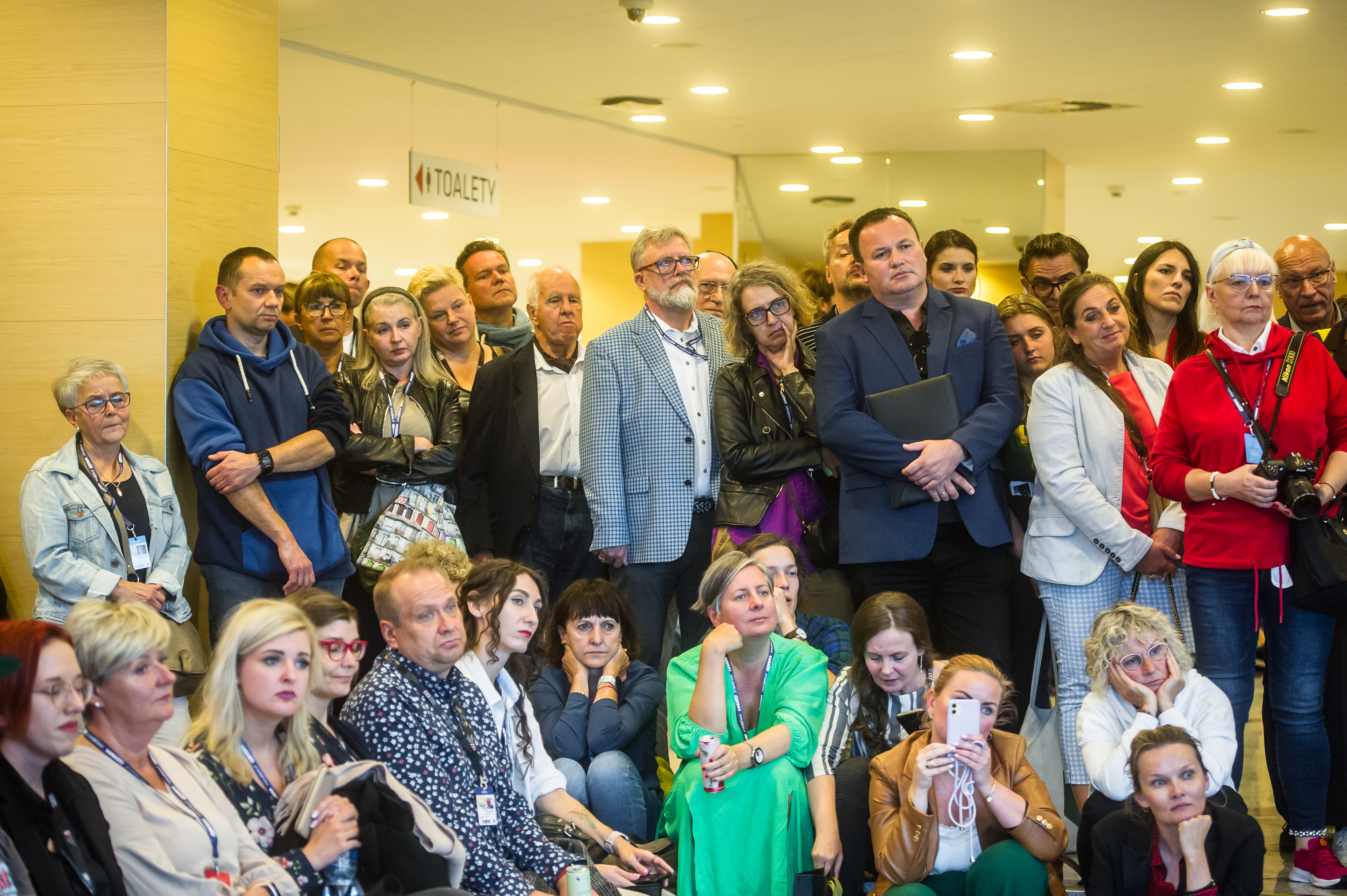 Jedno ze spotkań z tw&oacute;rcami film&oacute;w z festiwalowej selekcji, fot. Mateusz Ochocki / mat. prasowe FPFF