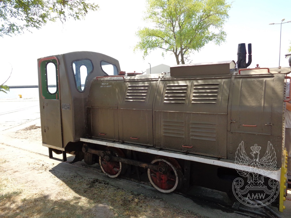 Lokomotywa spalinowa z 1956 roku, fot. Oddział Regionalny AMW w Gdyni