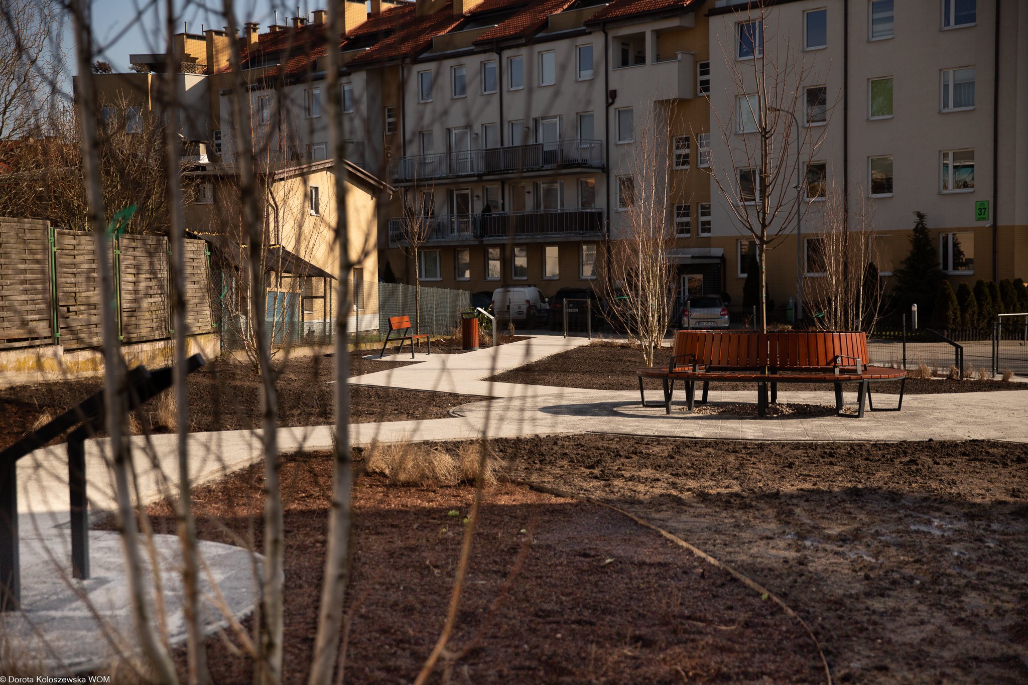 Nowy park kieszonkowy w Wielkim Kacku przy ul. Lipowej // fot. Dorota Koloszewska, Wydział Ogrodnika Miasta 