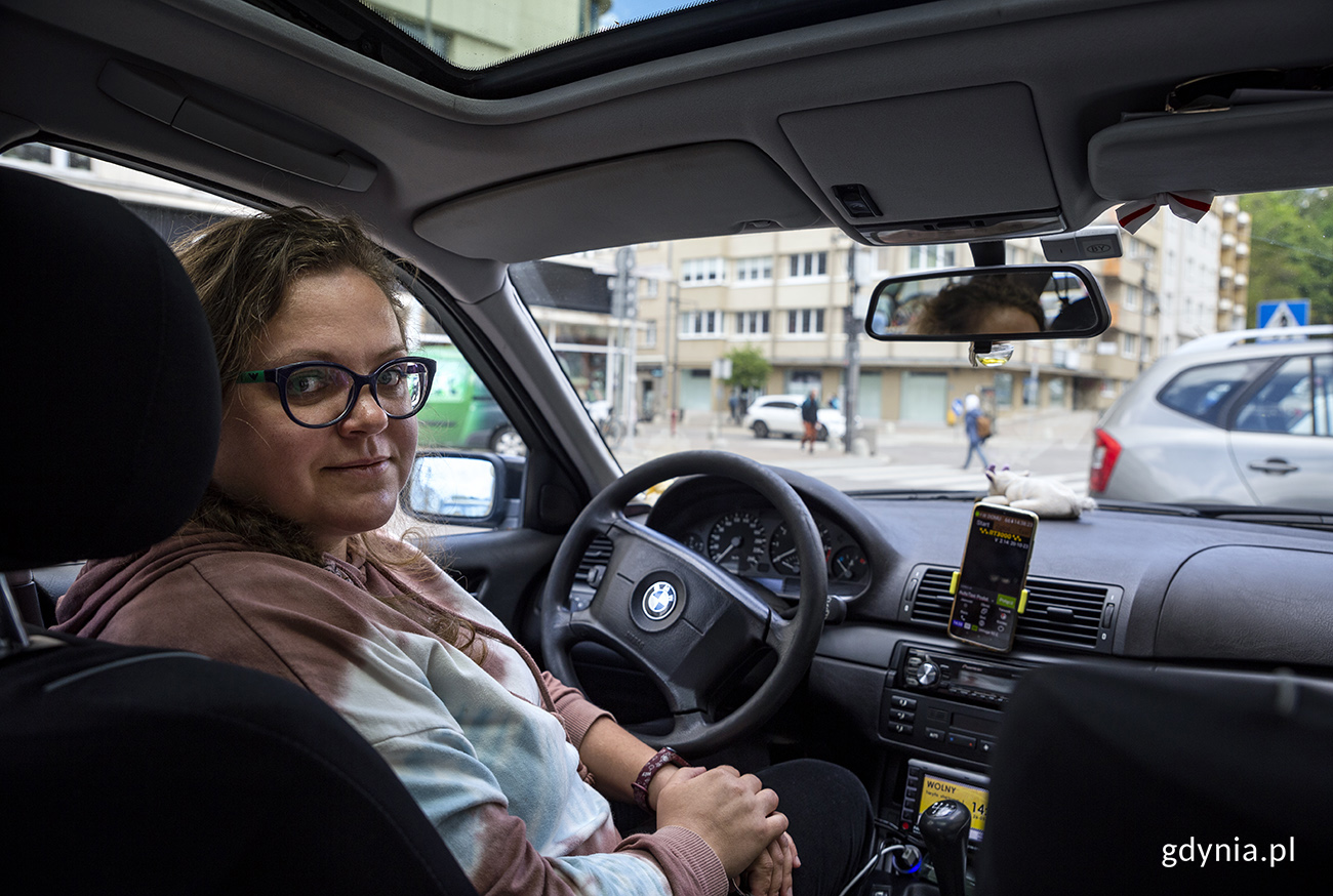 Tatiana Aldonova w swojej taks&oacute;wce. Fot. Przemysław Kozłowski