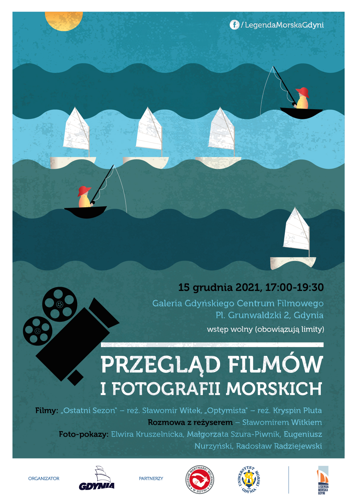 Plakat Przeglądu Film&oacute;w i Fotografii Morskiej