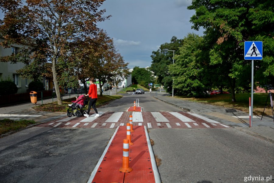 Przy gdyńskich przedszkolach i szkołach pojawiła się nowa, bezpieczna infrastruktura drogowa, fot. ZDiZ w Gdyni
