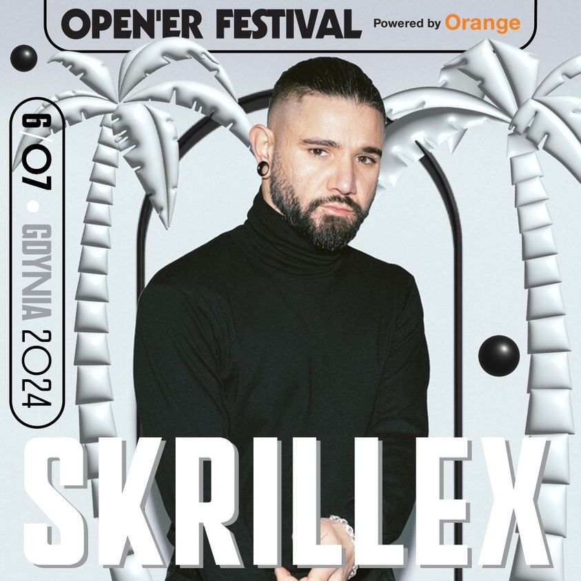 na zdjęciu wokalista Skrillex
