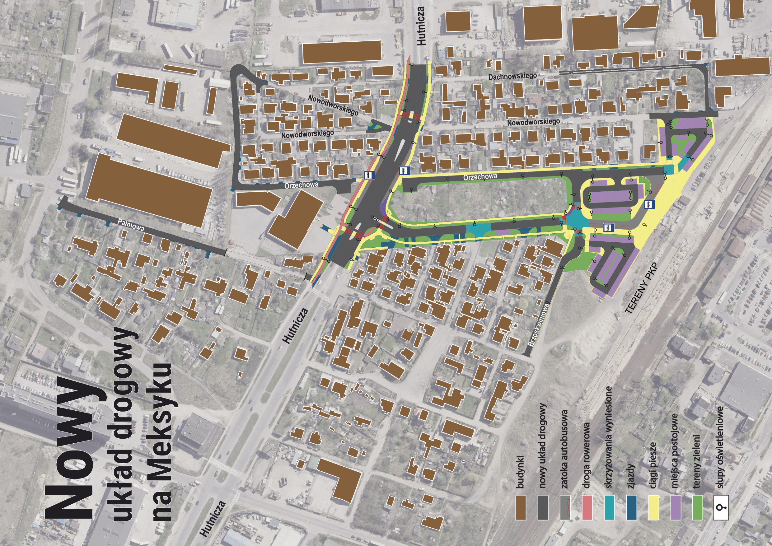 Plan prac na osiedlu Meksyk, źr&oacute;dło: LIS