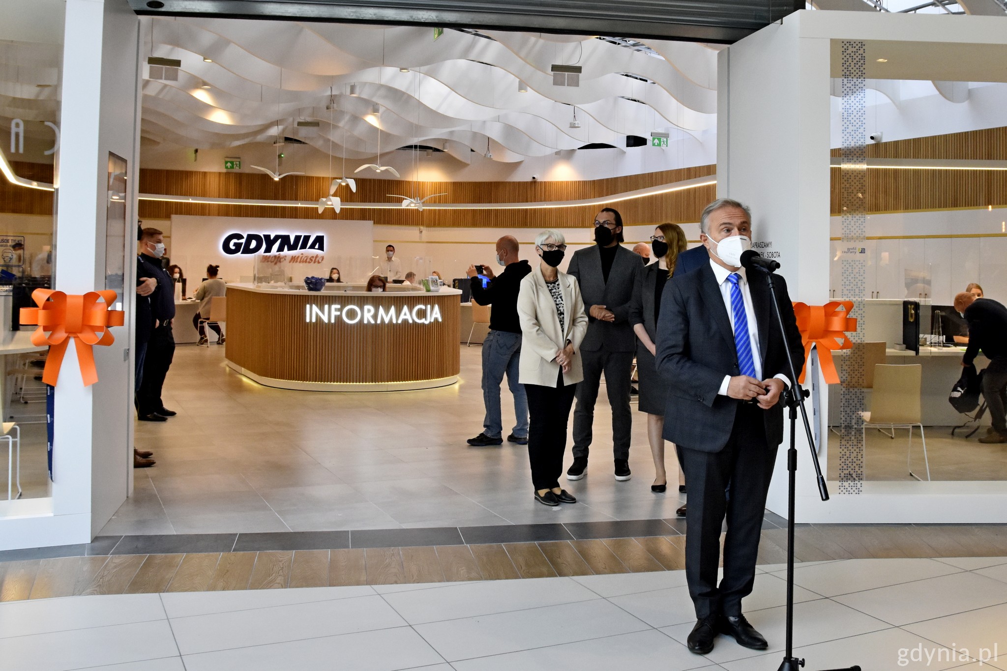 Centrum Obsługi Mieszkańca uroczyście otworzył prezydent Gdyni - Wojciech Szczurek // fot. Magda Śliżewska