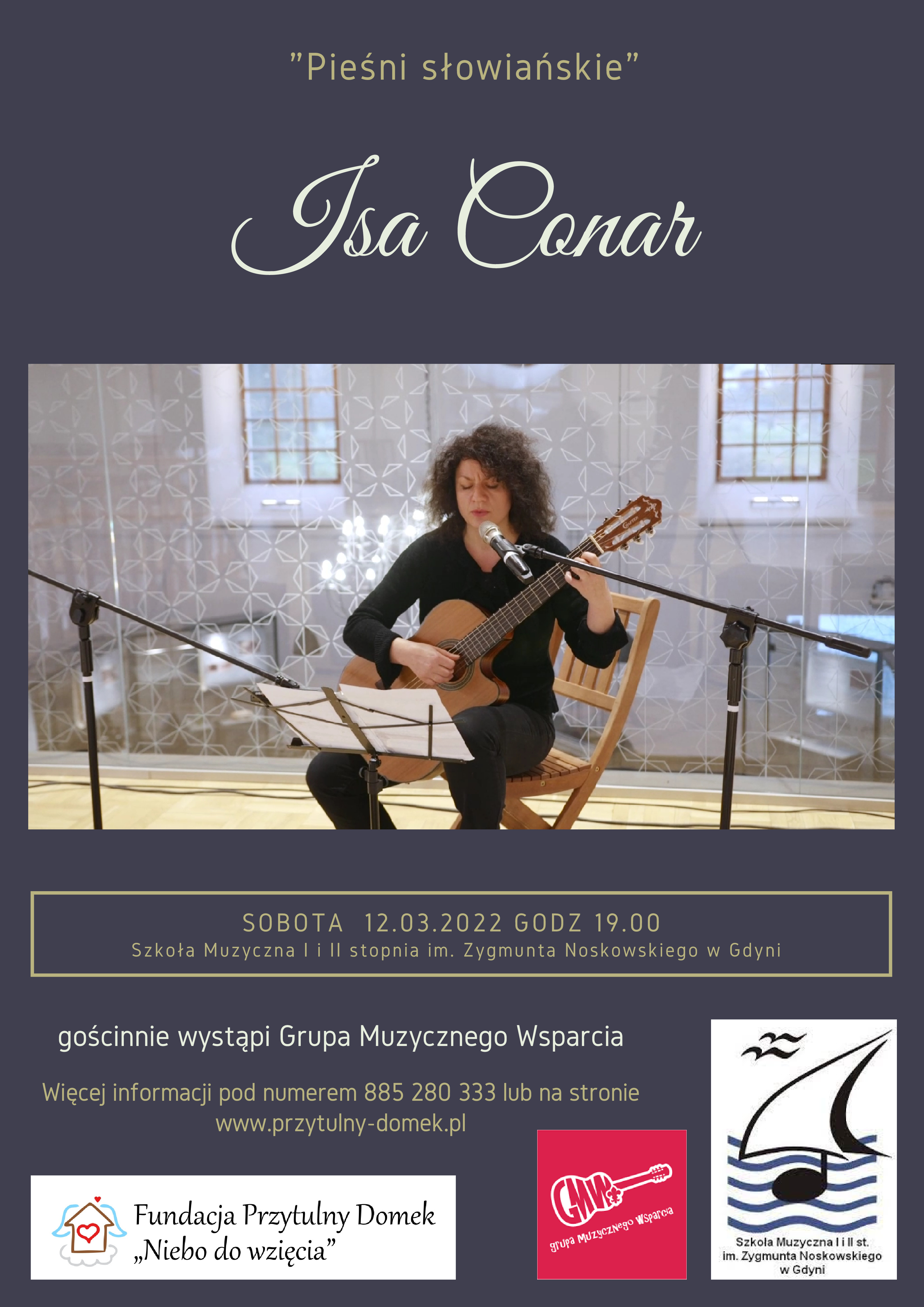 Plakat &bdquo;Pieśni słowiańskie&rdquo; Isa Conar, mat. prasowe