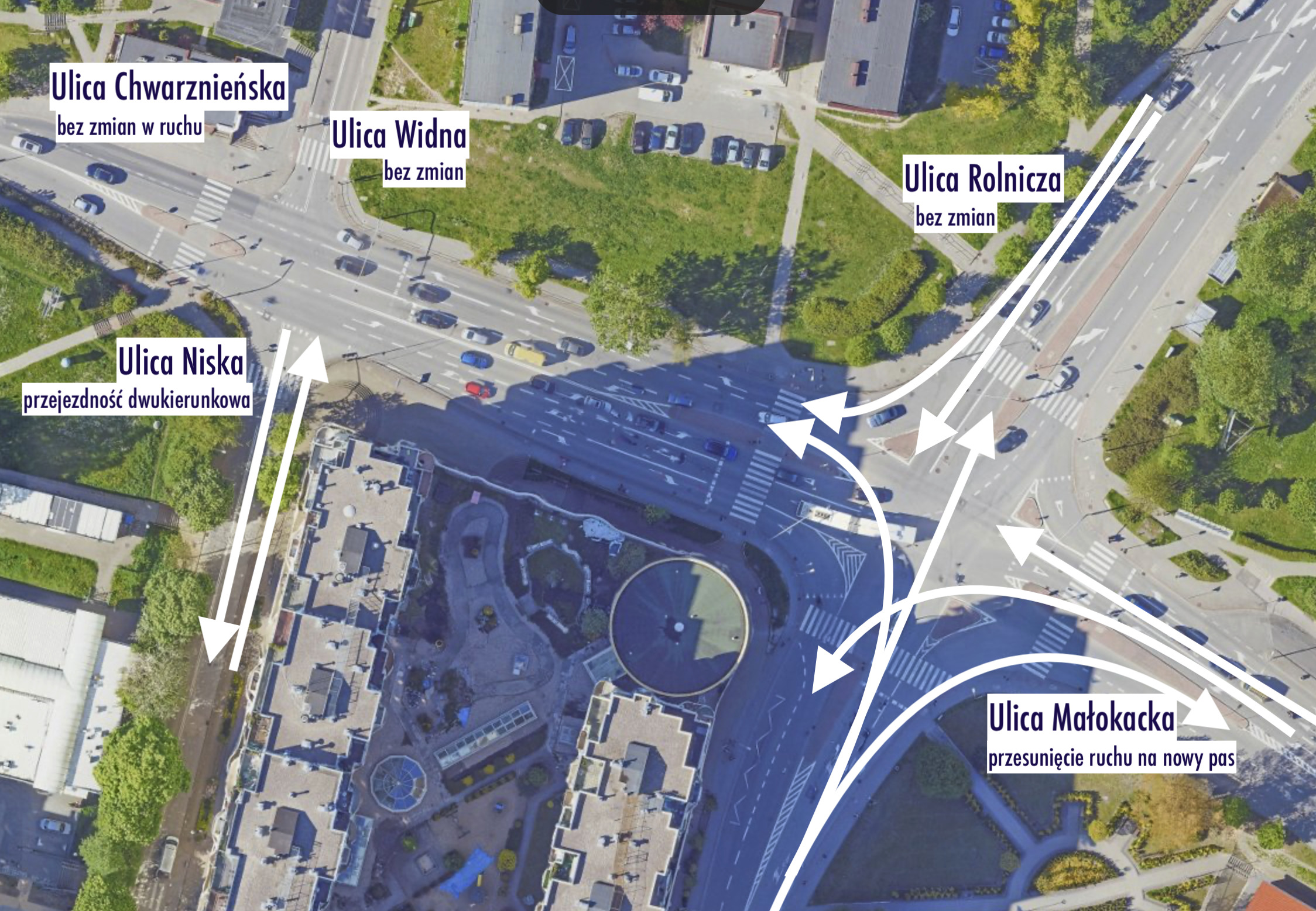 &nbsp;nowa tymczasowa organizacja ruchu na Witominie // mat,prasowe UM Gdyni