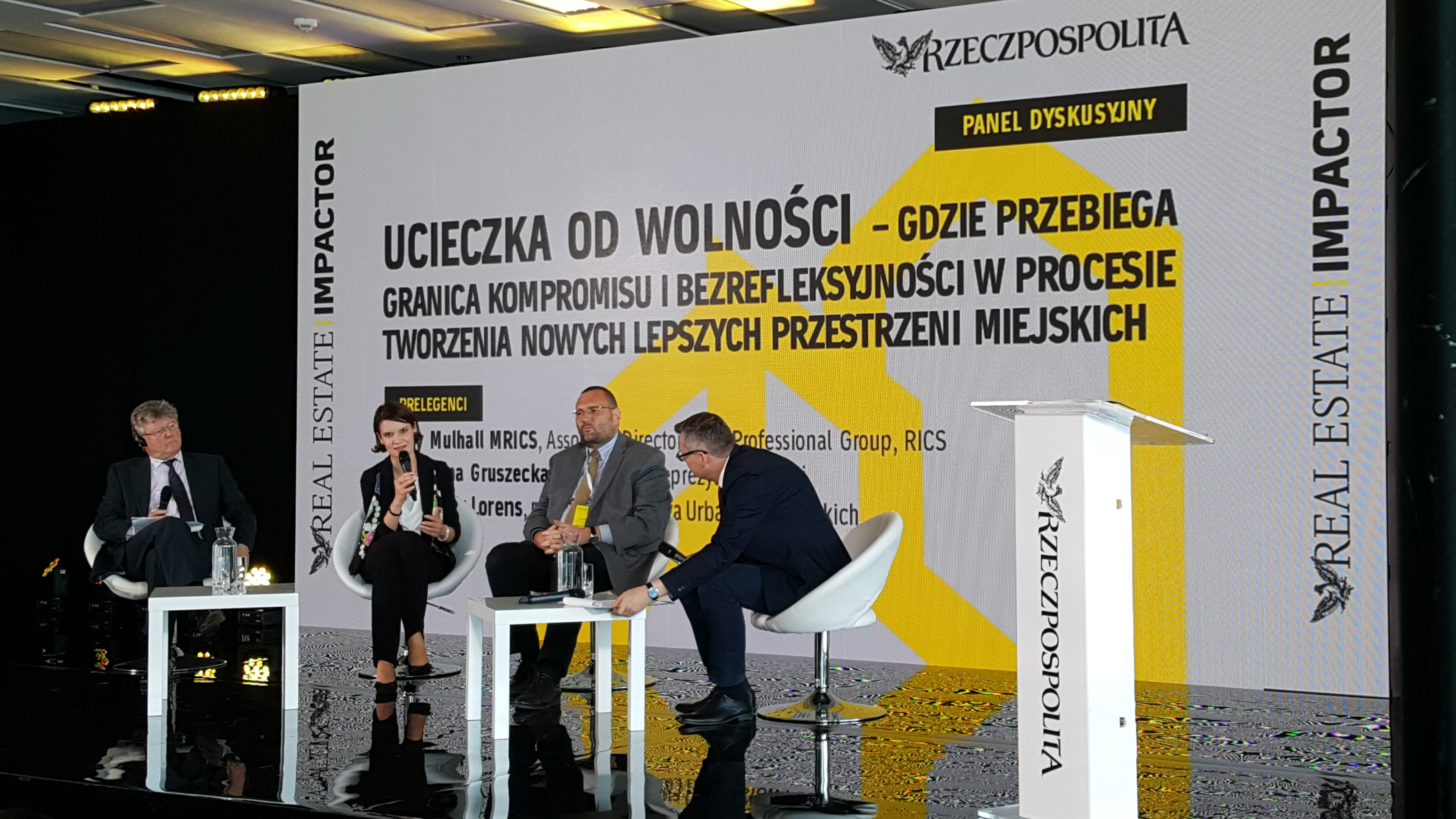 Wiceprezydent Gdyni, Katarzyna Gruszecka-Spychała podczas panelu dyskusyjnego, fot. Dorota Nelke