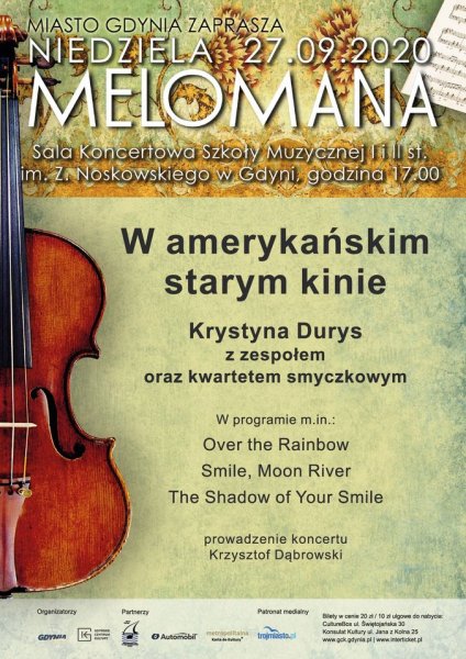 W amerykańskim, starym kinie - niedziela Melomana, mat. GCK