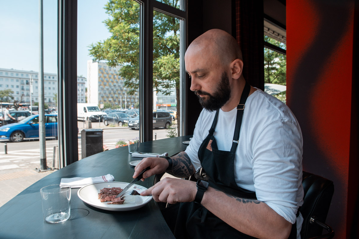 Mateusz Ciołko, szef kuchni restauracji Butchery&Wine Gdynia 