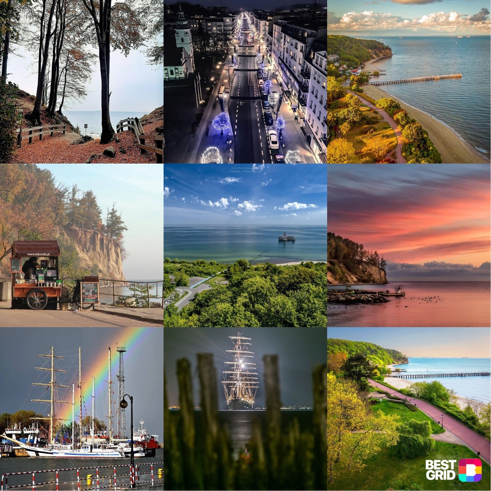 Instagram - 9 zdjęć wyselekcjonowanych w 2020 przez aplikację Best Grid