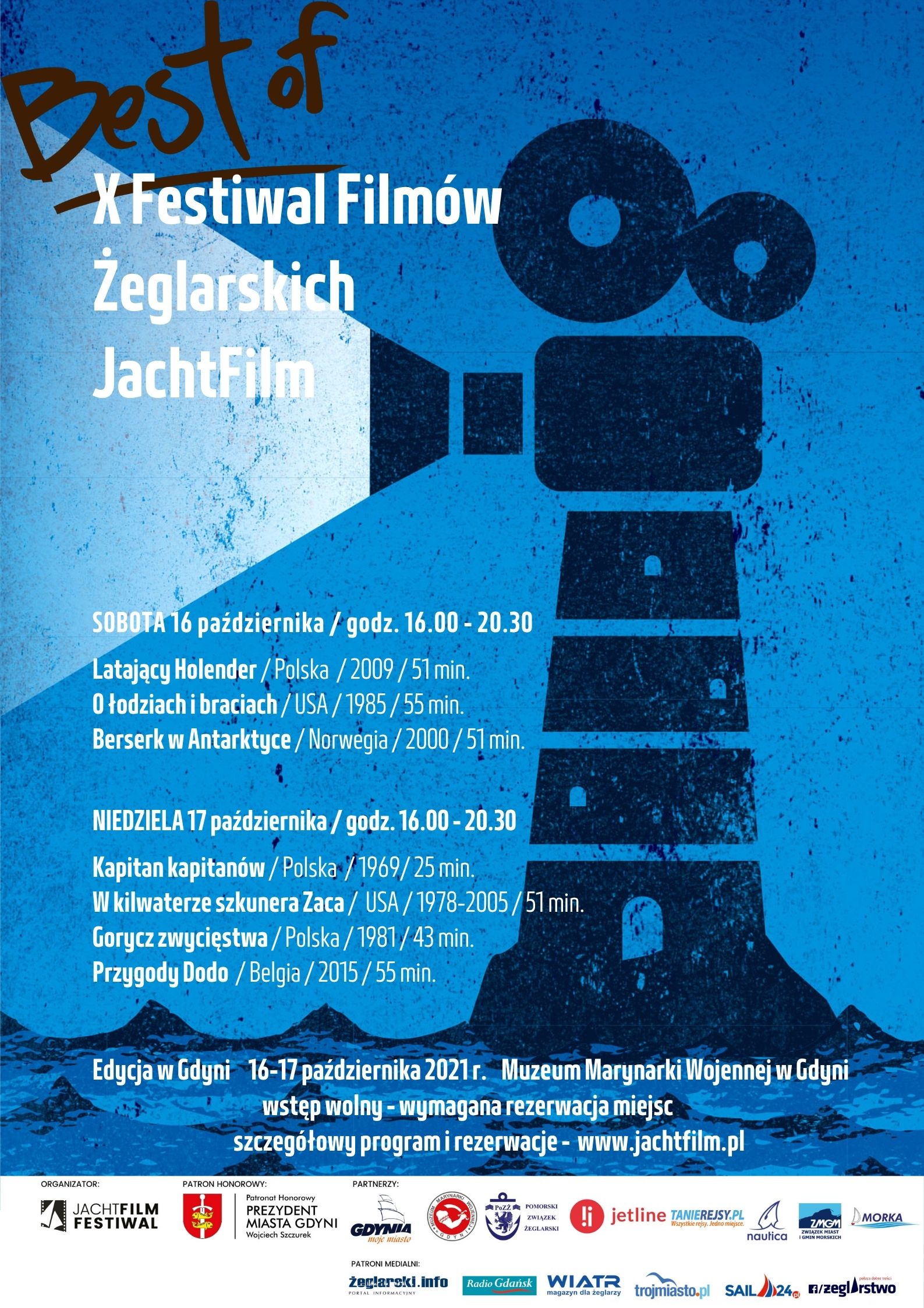 Program festiwalu JachtFilm 2021