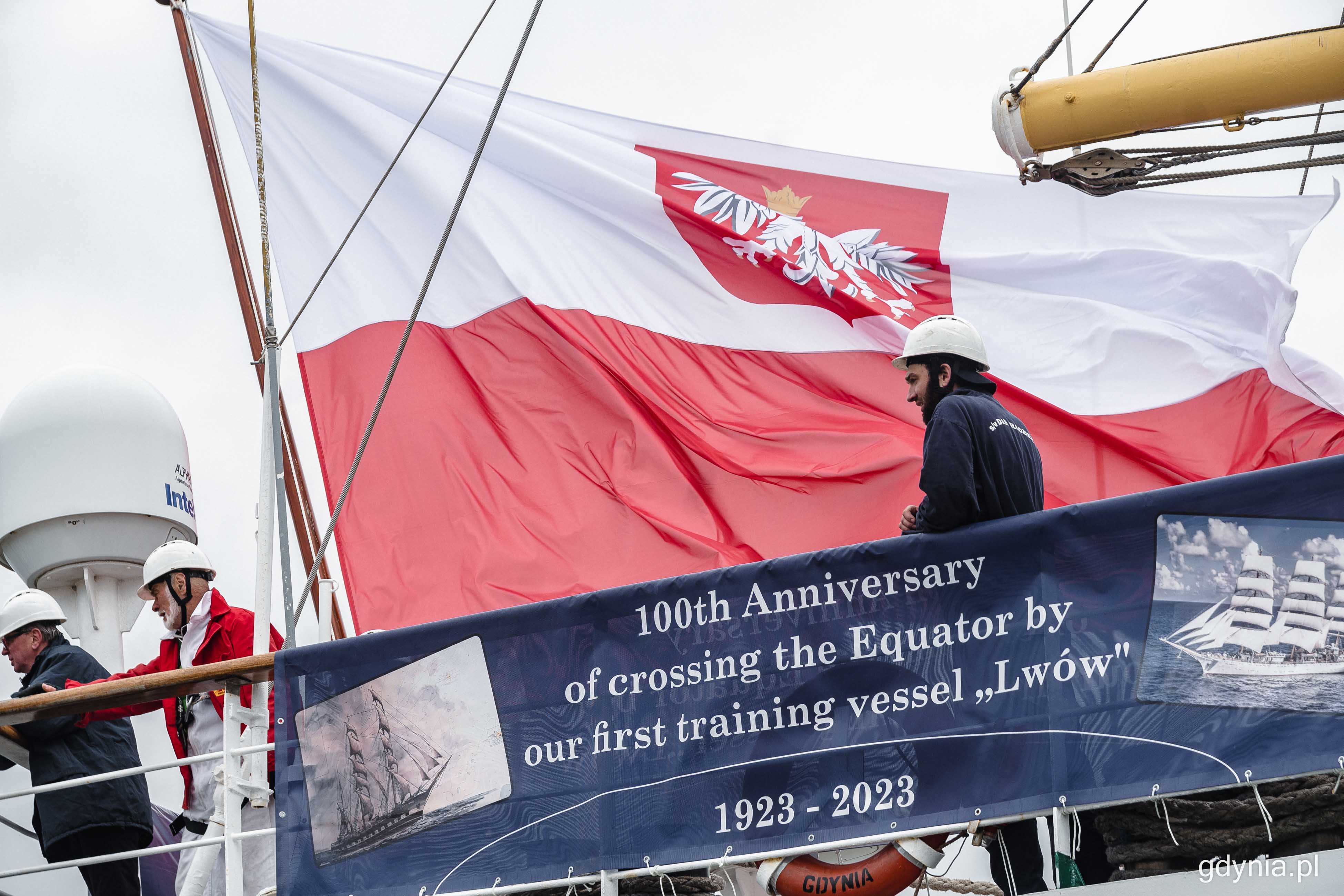 Jednym z najważniejszych wydarzeń dla załogi w tym roku będzie 100. rocznica rejsu w stronę równika, fot. Kamil Złoch