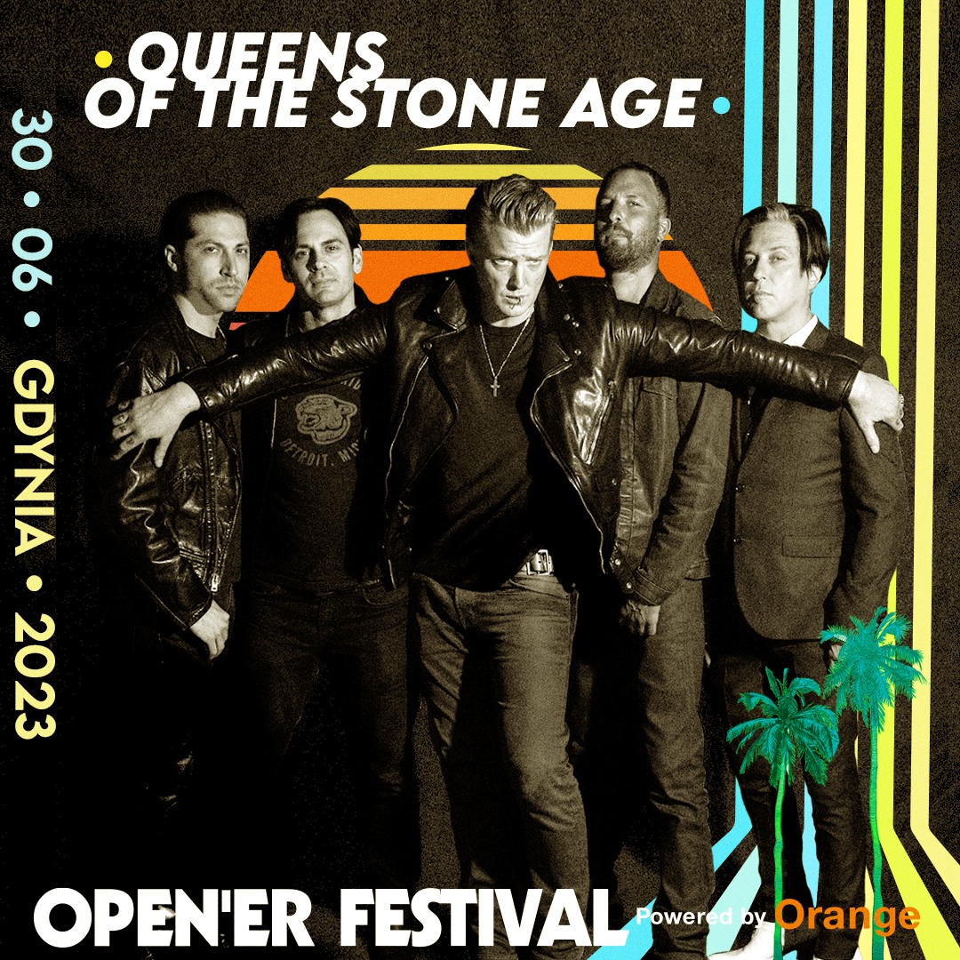 Zesp&oacute;ł Queen of the Stone Age zagra na Open'er Festivalu 30 czerwca 2023 roku na Orange Main Stage // materiały organizatora