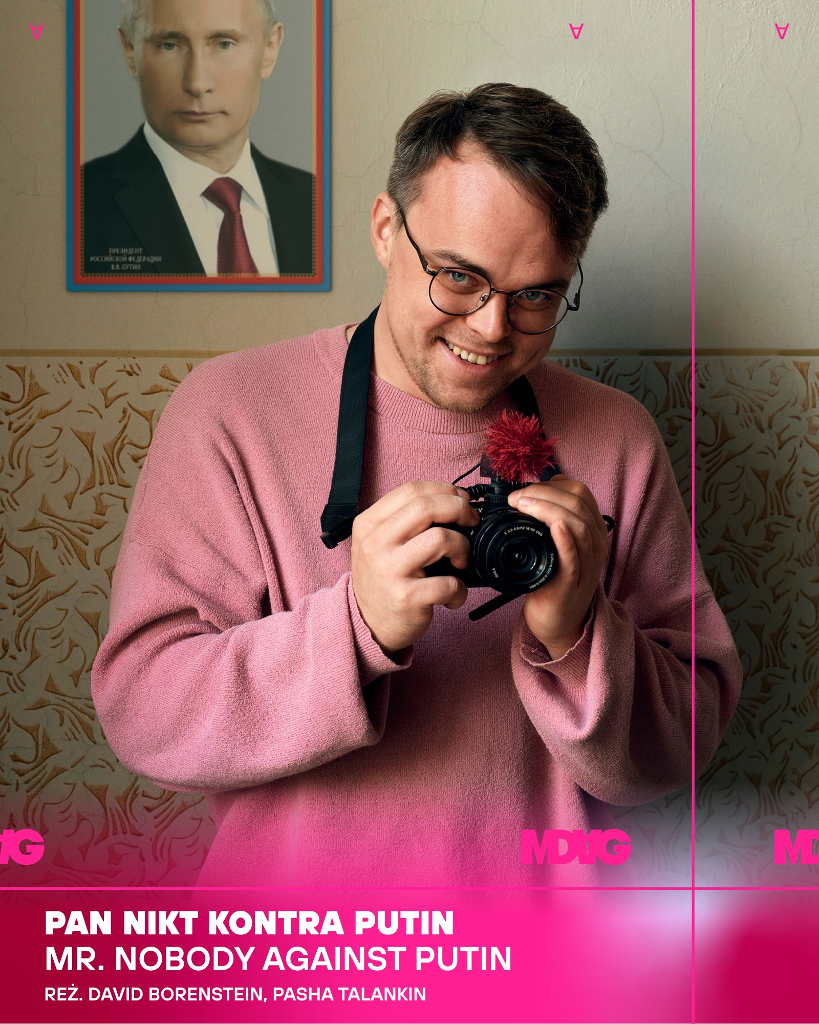 Plakat filmu „Pan Nikt kontra Putin”