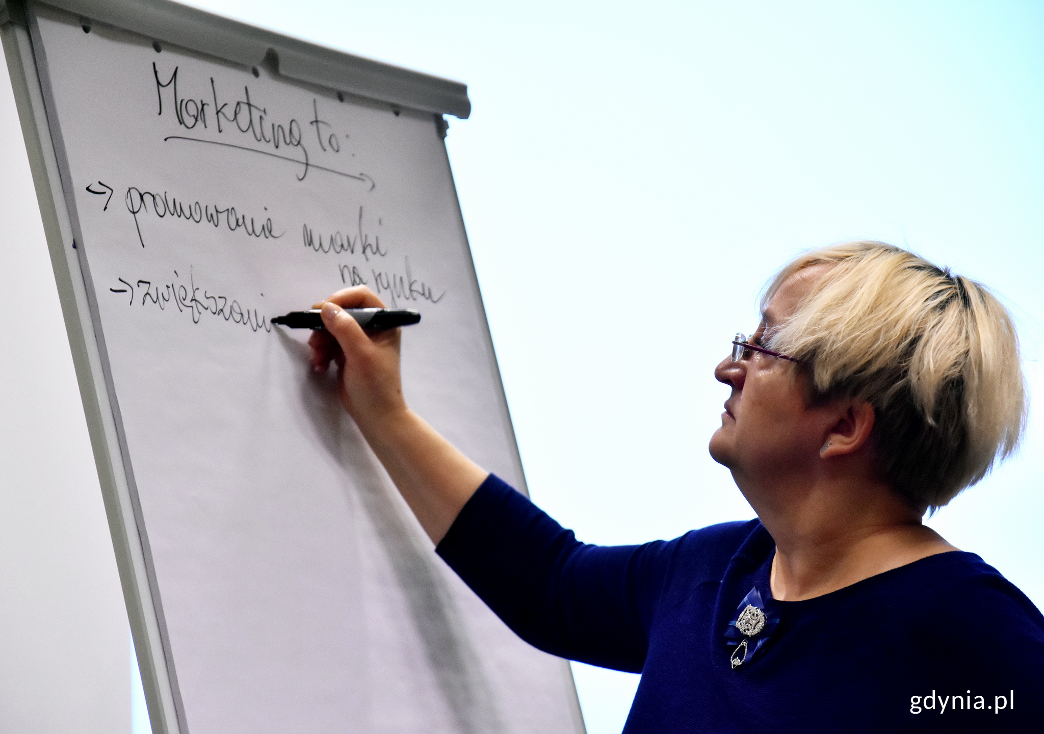 Grażyna Zalewska-Pawlisz poprowadziła pierwsze szkolenia dla tegorocznych uczestnik&oacute;w konkursu, fot. Kamil Złoch