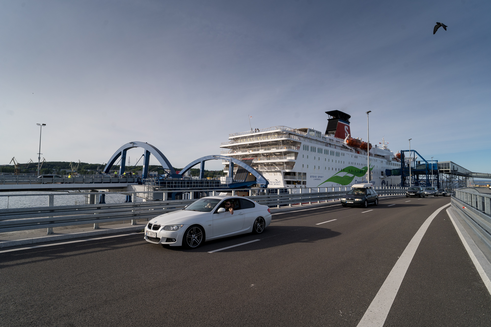 Pierwsze wypłynięcie można było obejrzeć z nabrzeża // fot. Agnieszka Zembrzycka, mat. Stena Line