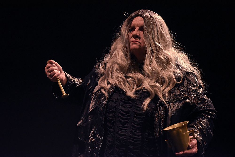 Małgorzata Talarczyk jako Trąbina w "Przygodach Remusa" // fot. Roman Jocher