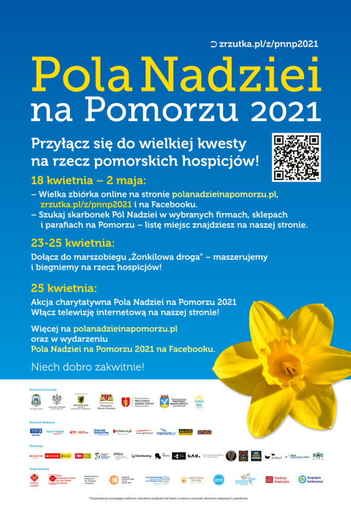 Program akcji charytatywnej Pola Nadziei 2021. Mat. prasowe.