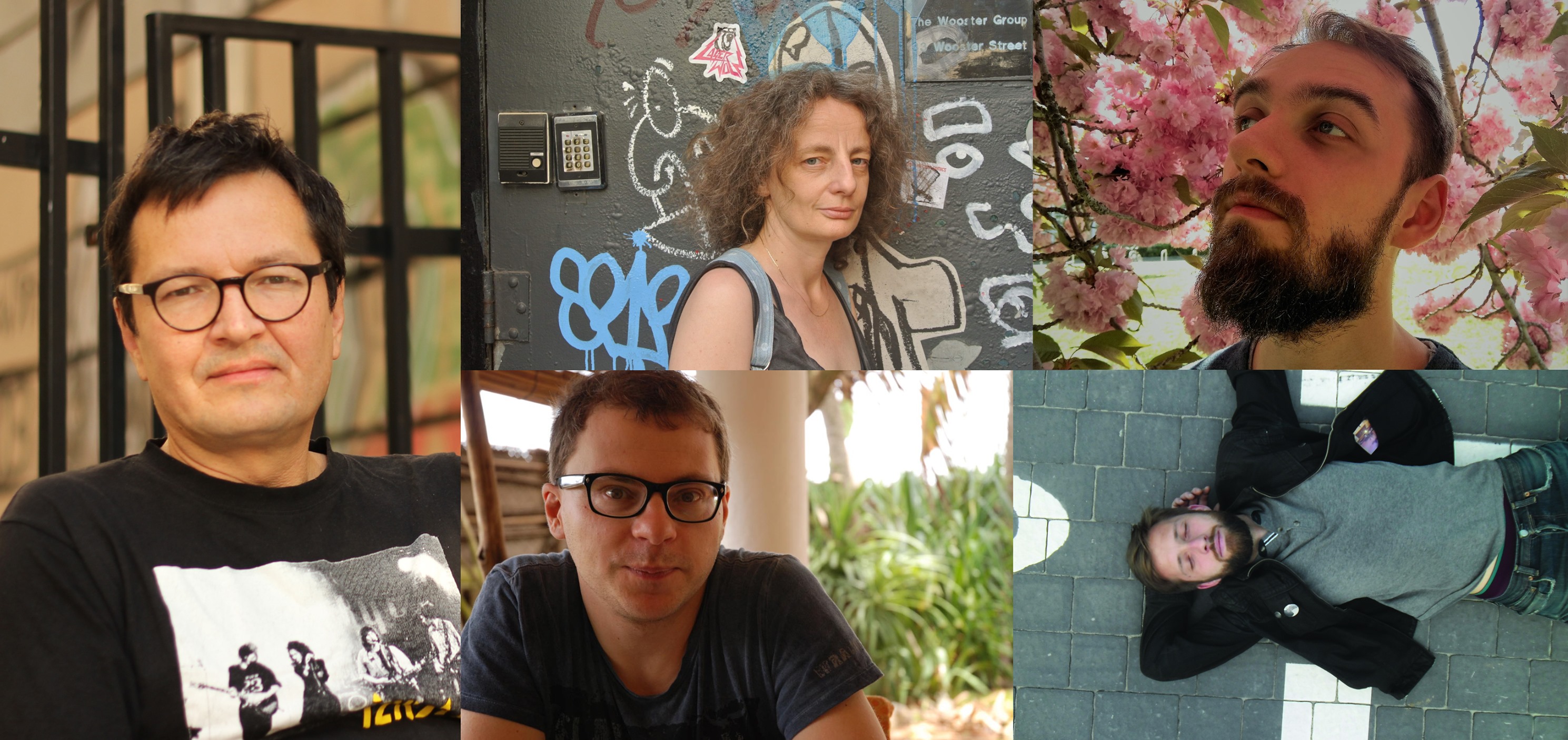 Na zdj. nominowani w kategorii „Esej”:  Jakub Kornhauser, Joanna Krakowska, Rafał Księżyk, Piotr Paziński, Jakub Skurtys.