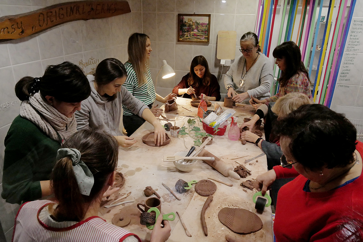 Warsztaty z ceramiki. Fot. ARG