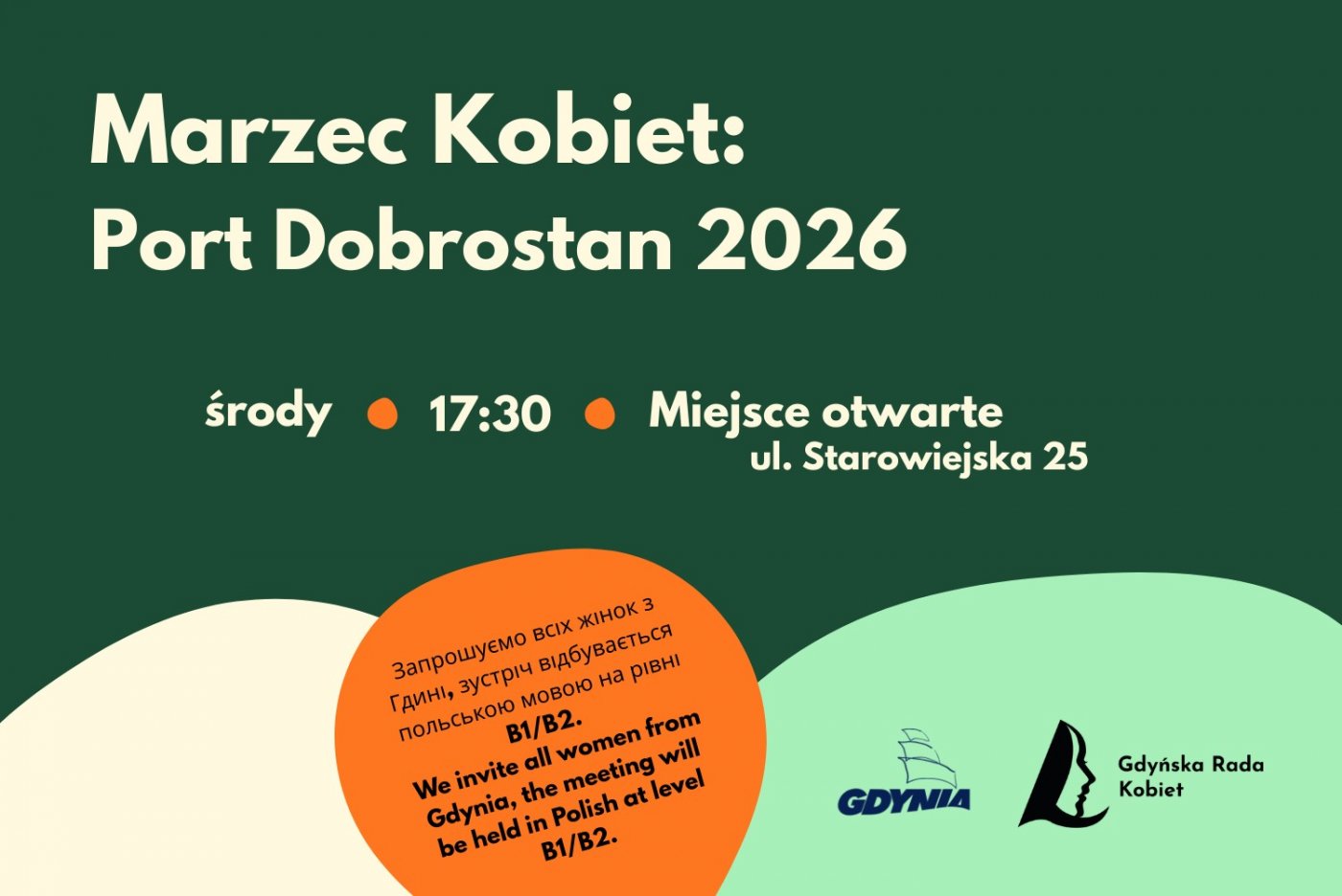 Grafika zapowiadająca Marzec Kobiet (mat. prasowe)