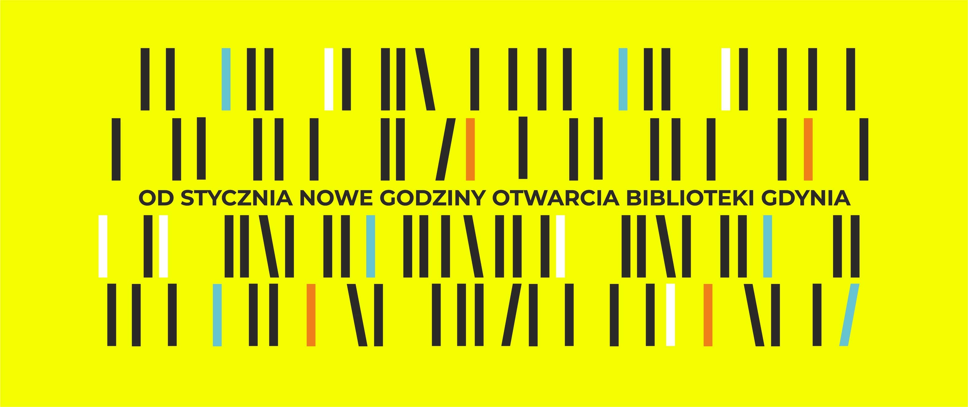 Grafika: nowe godziny otwarcia Biblioteki Gdynia 