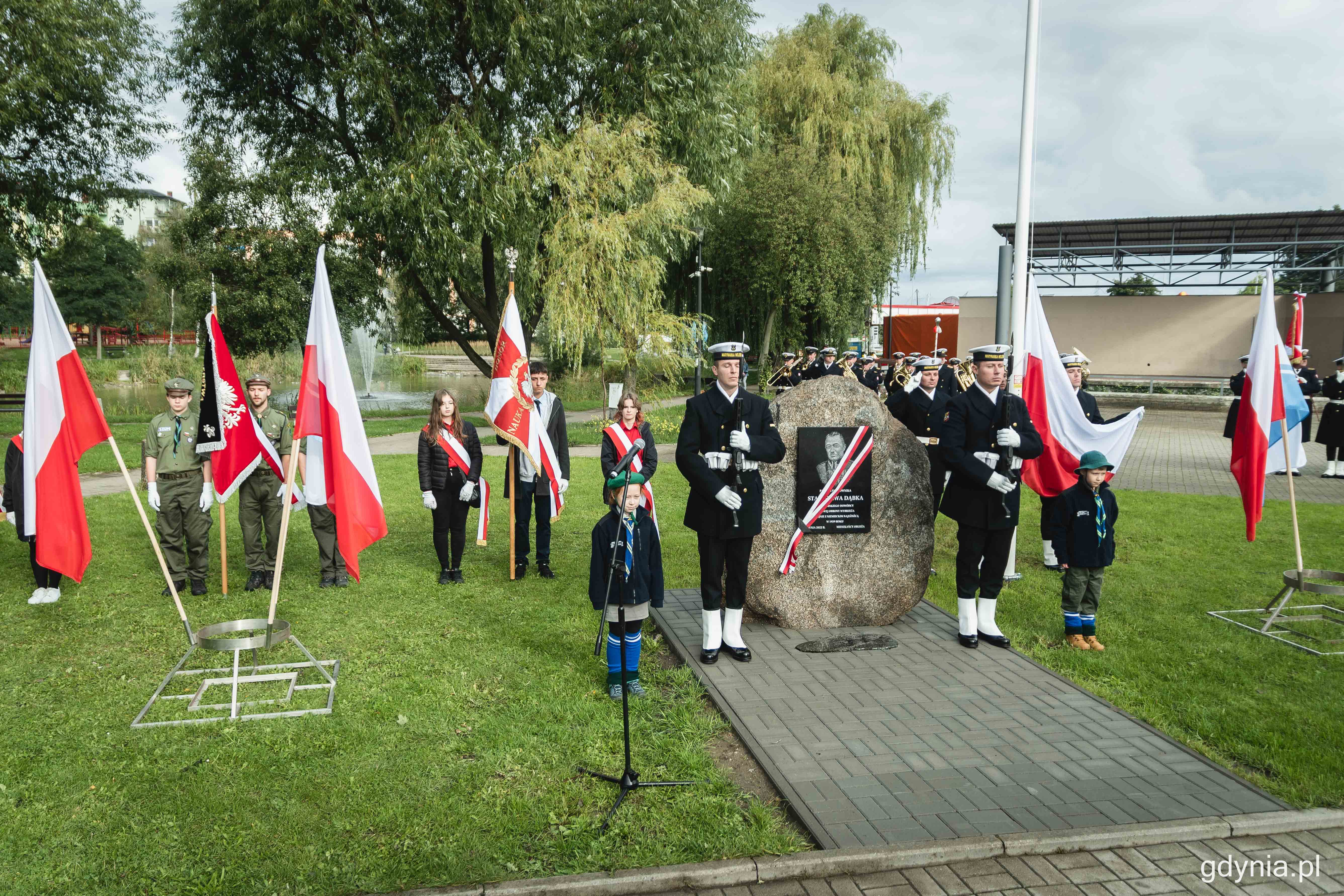 Uroczystość odsłonięcia tablicy // fot. Kamil Złoch