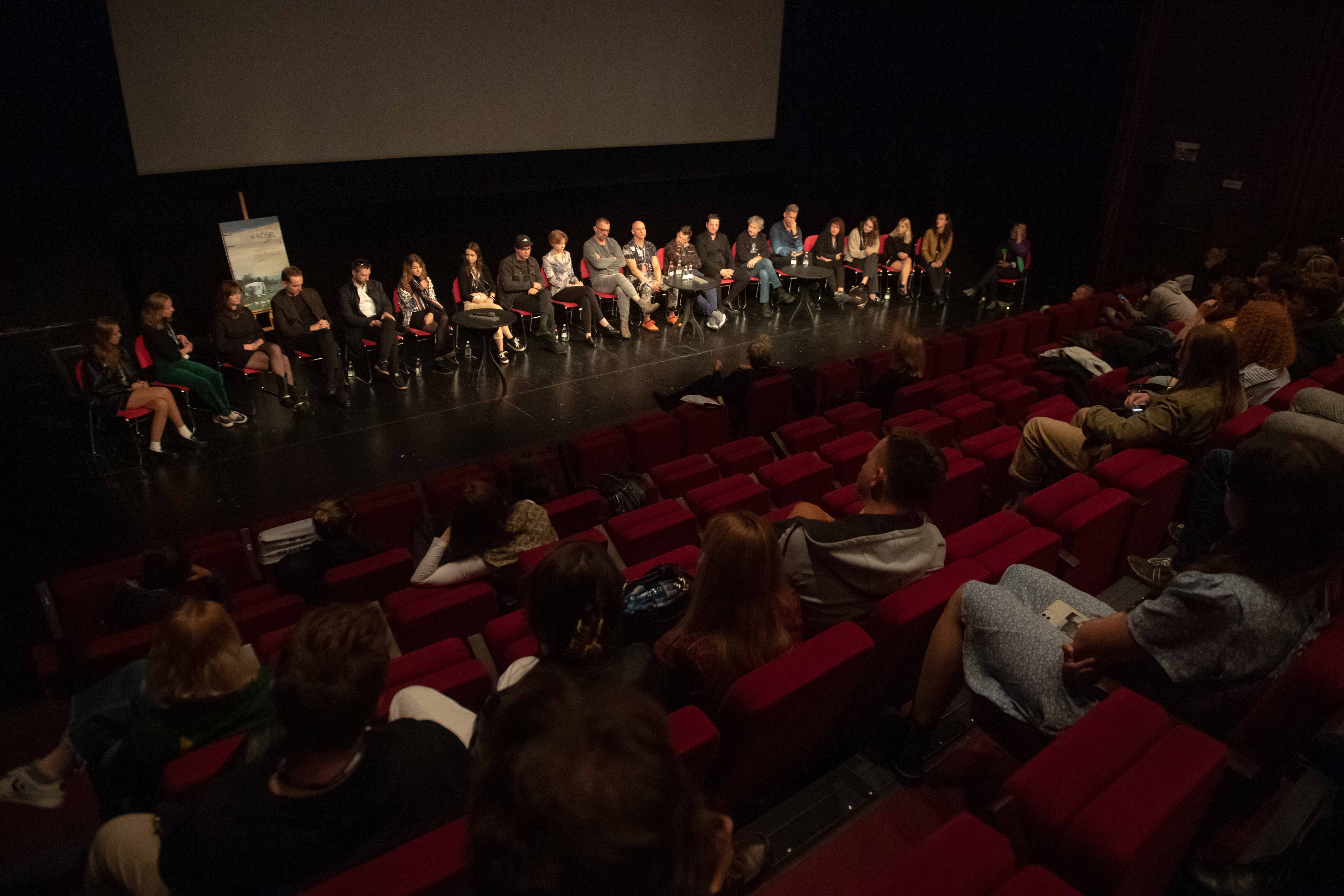 Spotkanie z tw&oacute;rcami film&oacute;w z Konkursu Film&oacute;w Kr&oacute;tkometrażowych, fot. Konrad Kosycarz / mat. prasowe FPFF