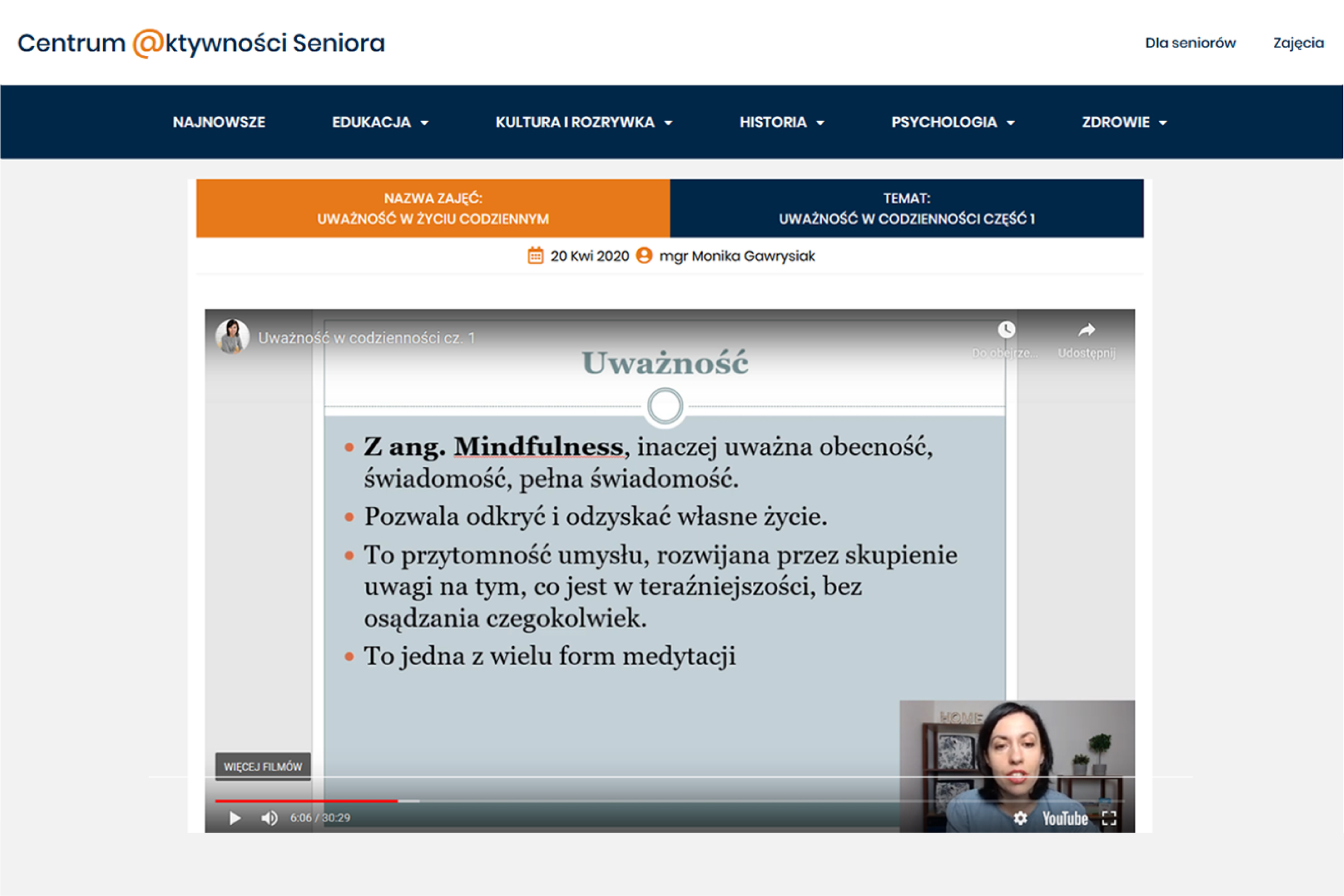 Zrzut ekranowy strony wirtualny.cas.gdynia.pl