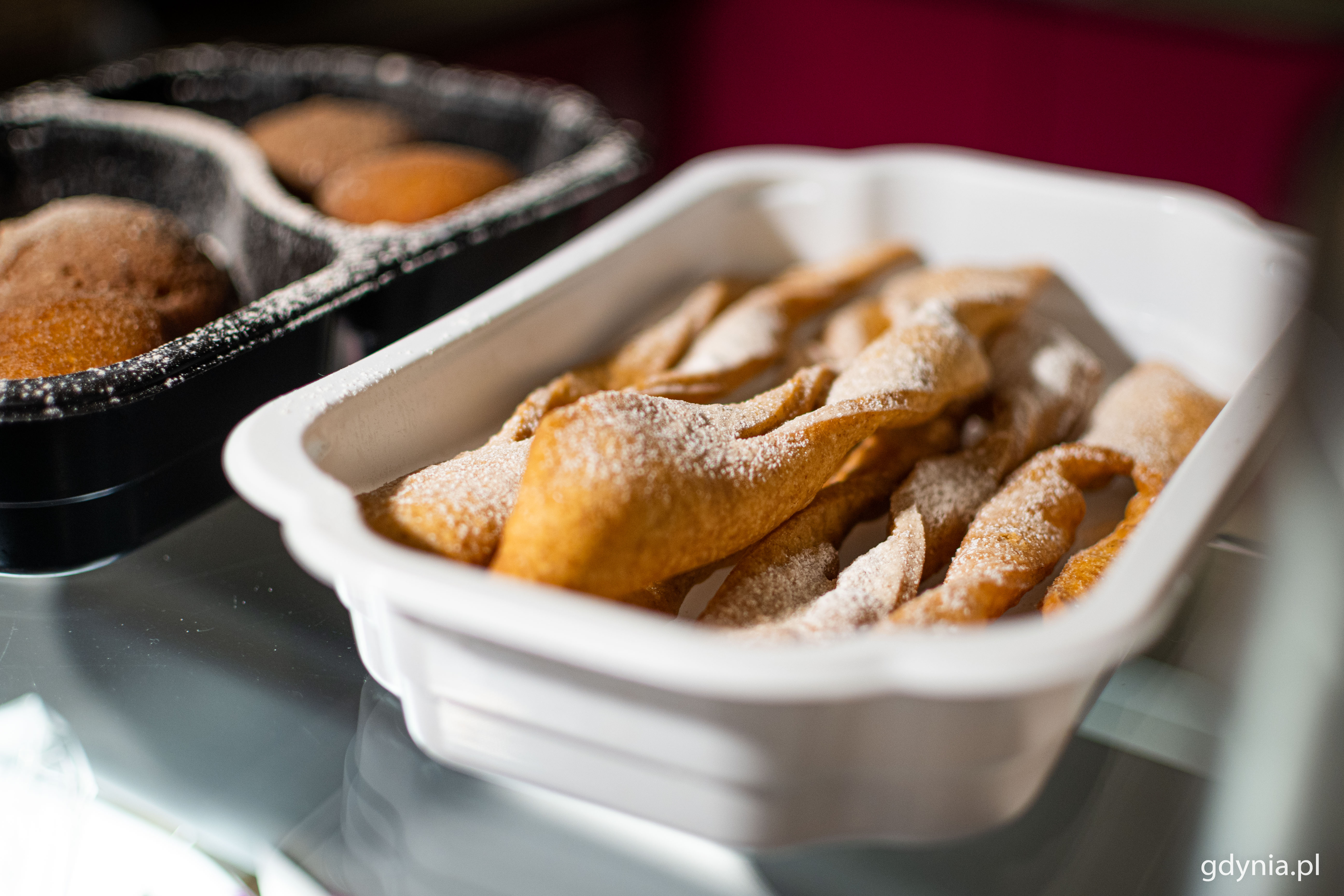 Faworki faod Atelier Smaku, kt&oacute;re są zrobione bez jajek, bez mąki pszennej. // Fot. Kamil Złoch