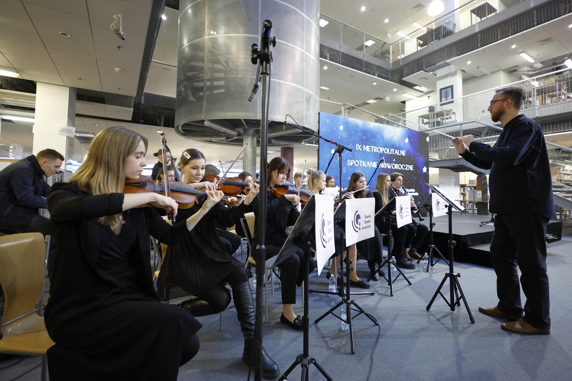 Spotkanie uzupełniła część artystyczna w wykonaniu Gdańskiej Orkiestry Akademickiej, fot. mat. prasowe OMGGS