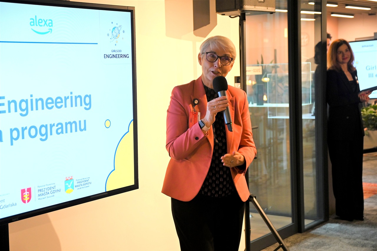 Przewodnicząca Rady Miasta Gdyni, Joanna Zielińska. Fot. Zygmunt Gołab