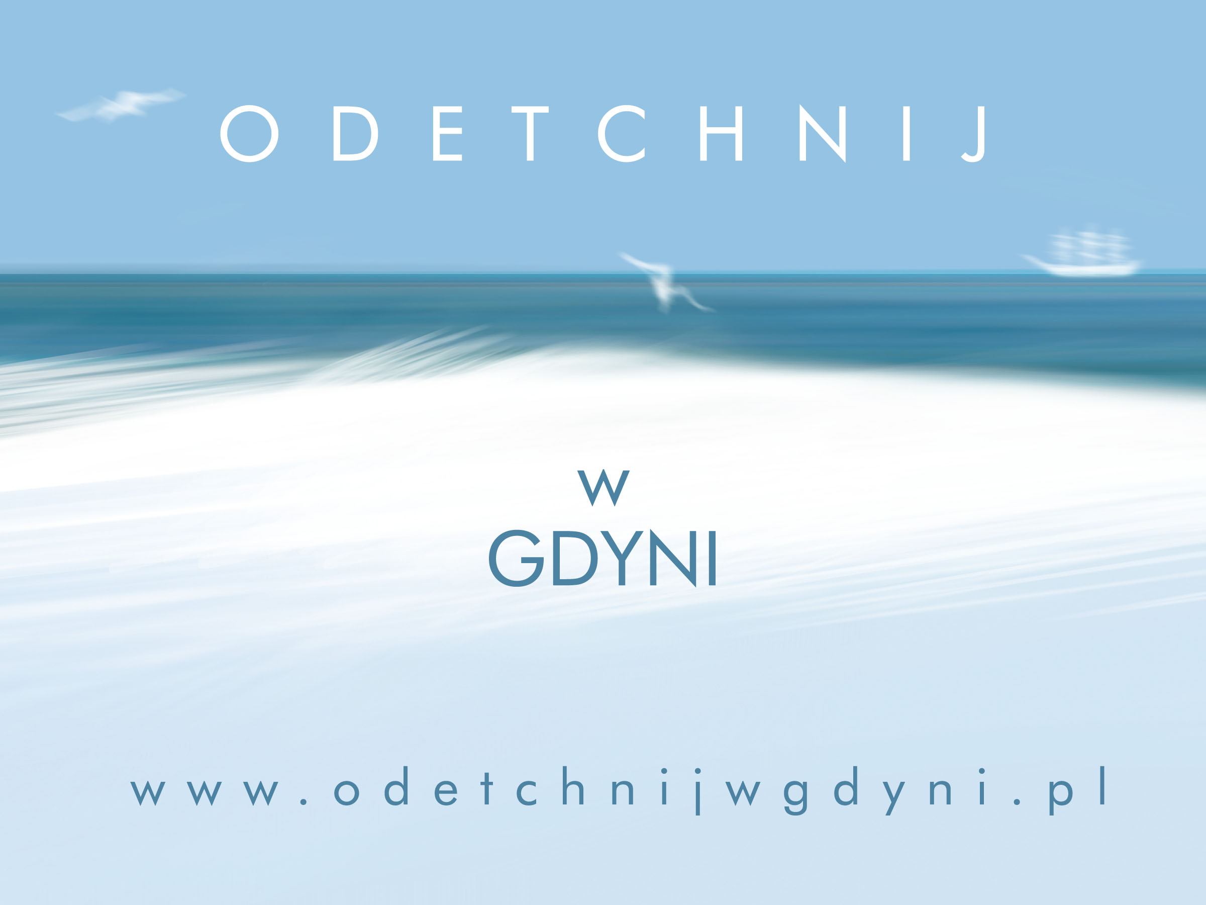 Plakat akcji &bdquo;Odetchnij w Gdyni&rdquo;, mat. prasowe