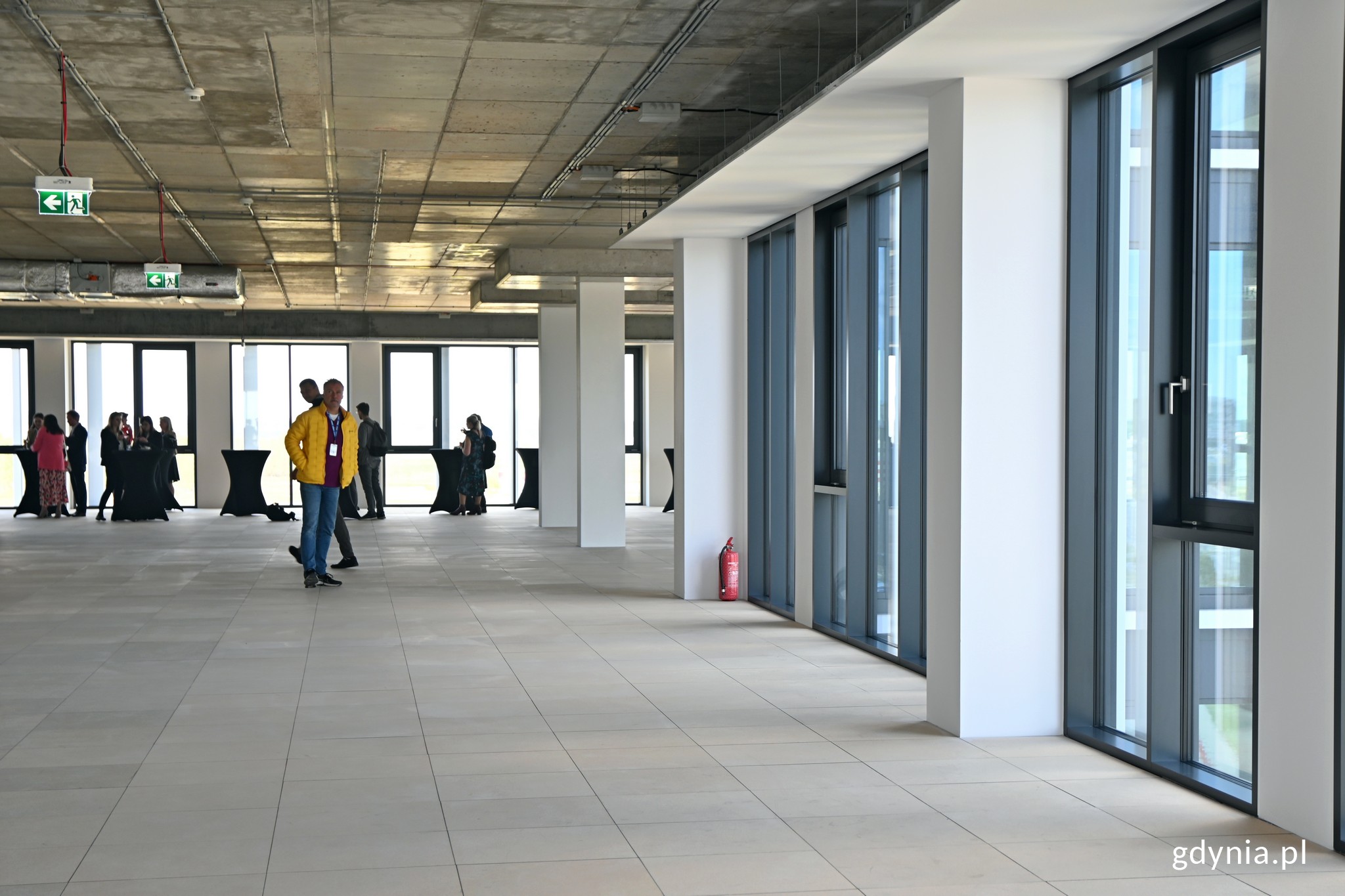 Jedno z wnętrz biurowca Alpha, fot. Magdalena Czernek