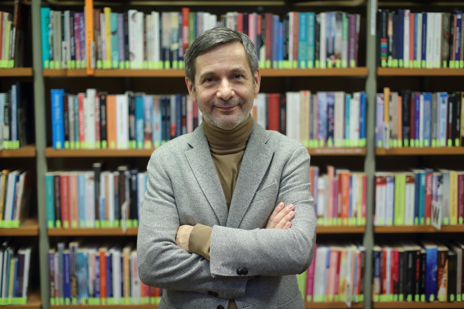 Na zdj. Jarosław Zalesiński, dyrektor WiMBP w Gdańsku // fot. Grzegorz Mehring