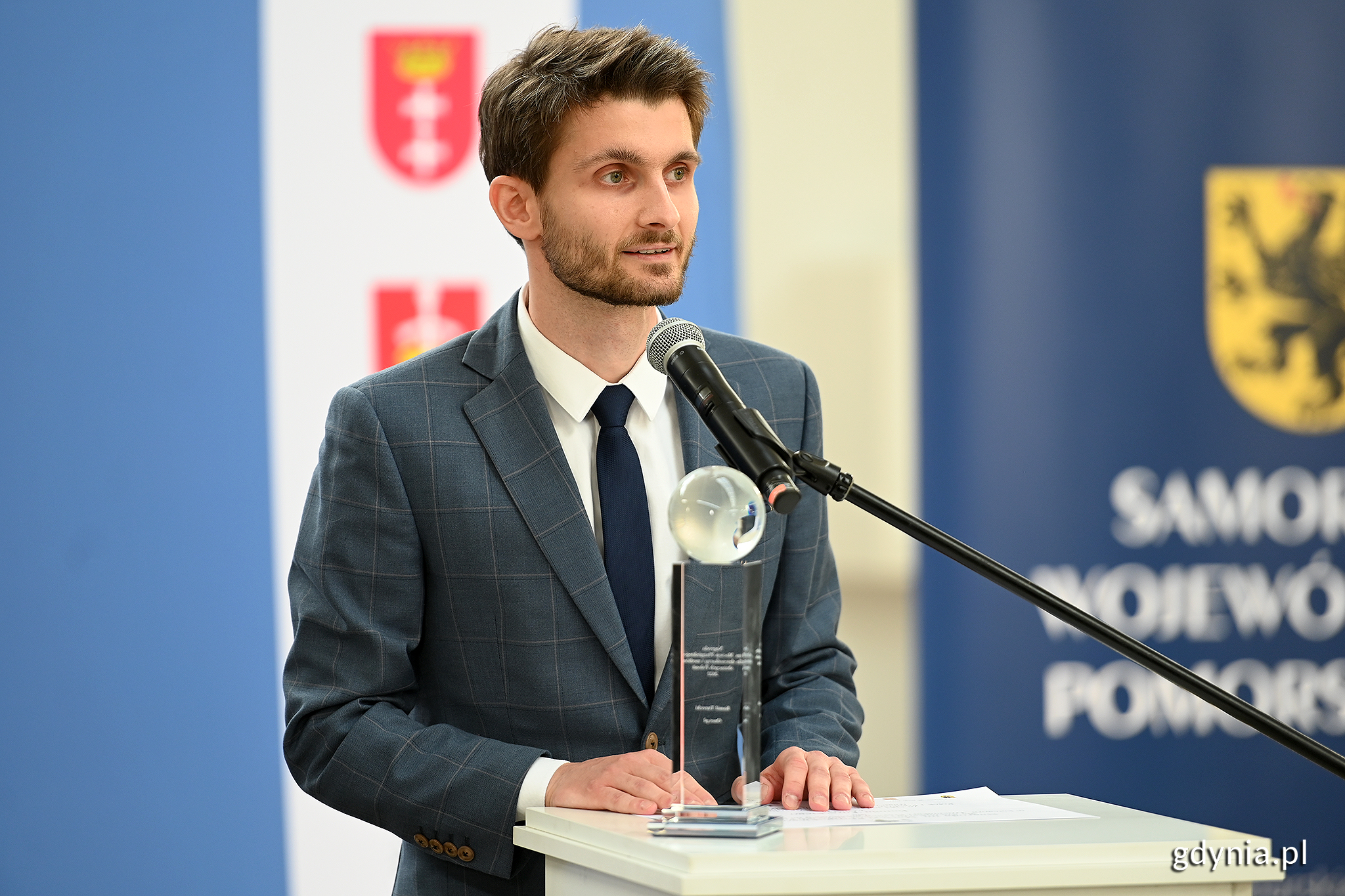 Kamil Turecki - dziennikarz, laureat Nagrody im. Macieja Płażyńskiego // fot. Michał Puszczewicz