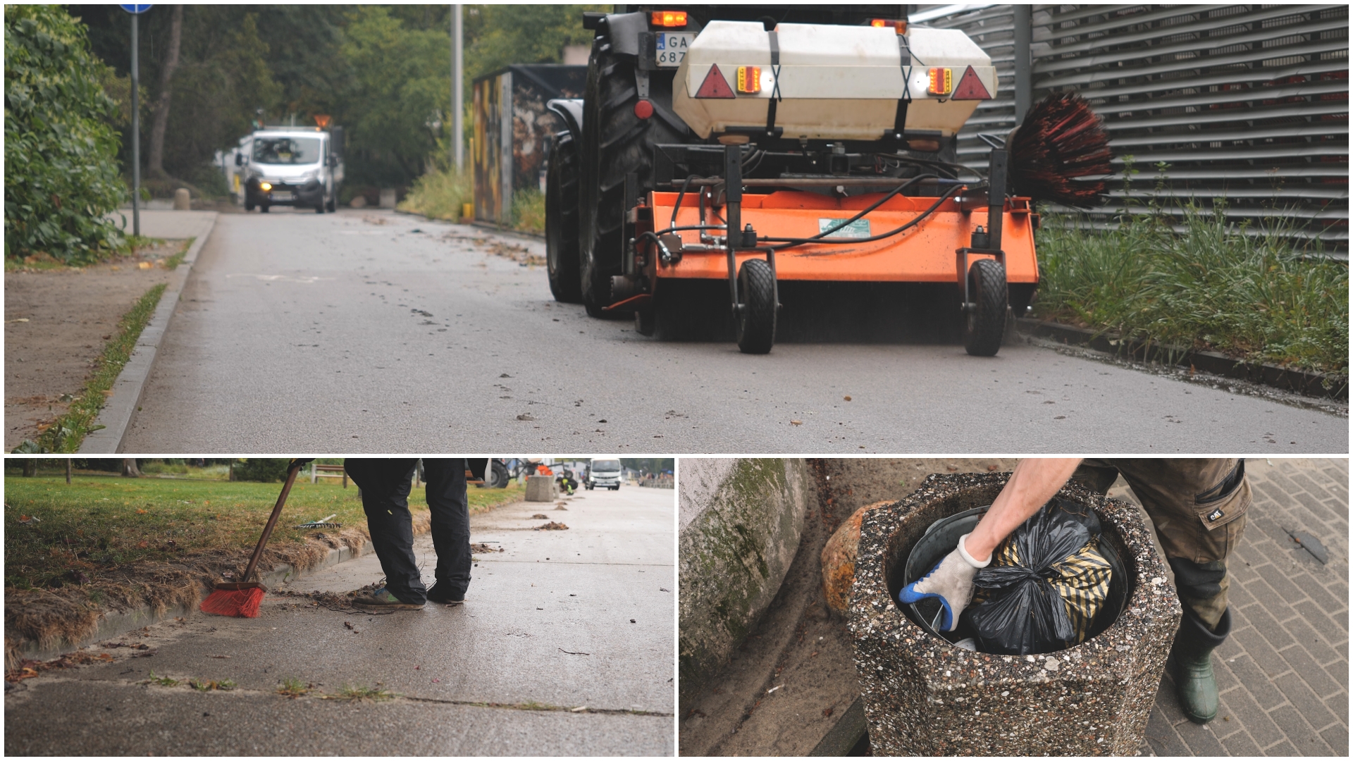 Codzienne utrzymanie czystości w Gdyni // fot. M. Mielewski