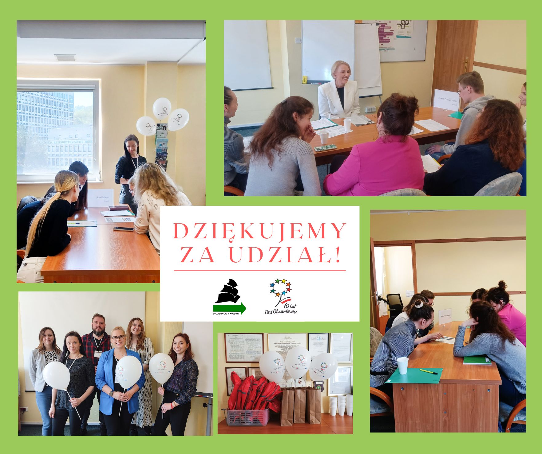 Święto Funduszy Europejskich w PUP Gdynia. Źr&oacute;dło: PUP Gdynia