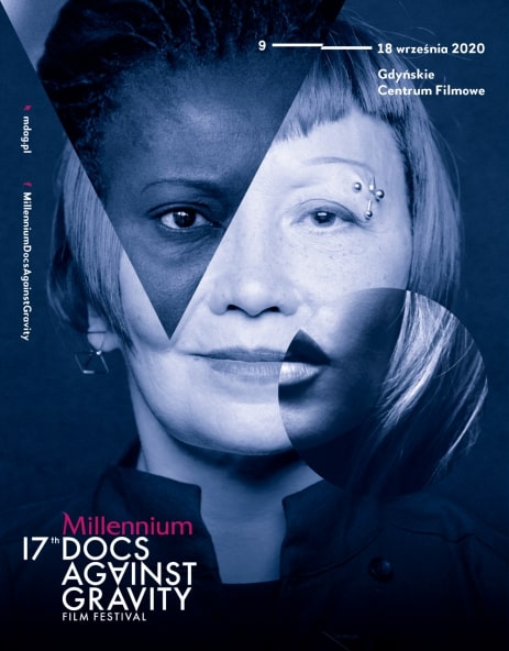 Plakat 17. edycji Millennium Docs Gravity, mat. prasowe