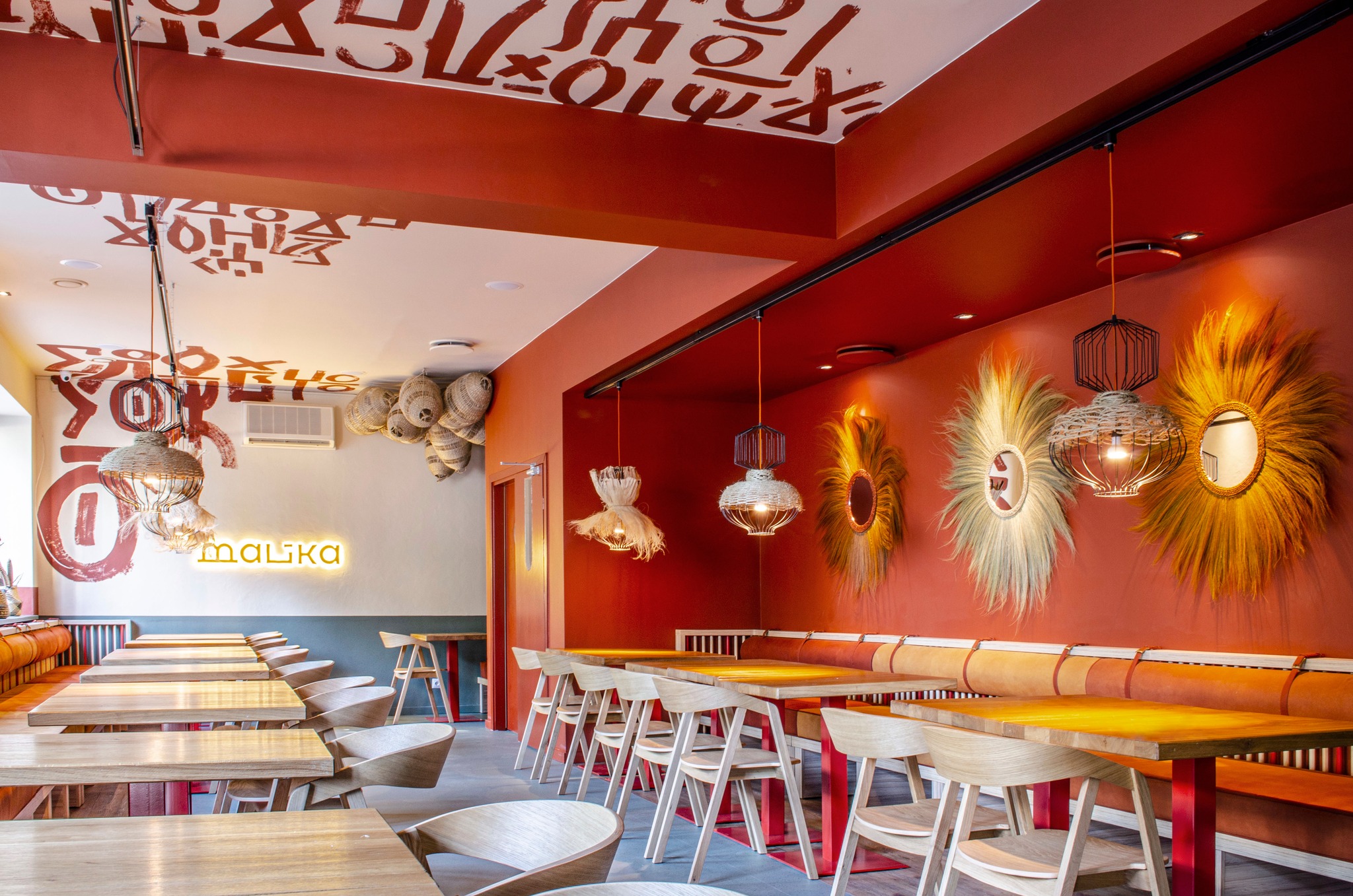 Wnętrze restauracji &bdquo;Malika&rdquo; // fot. materiały prasowe