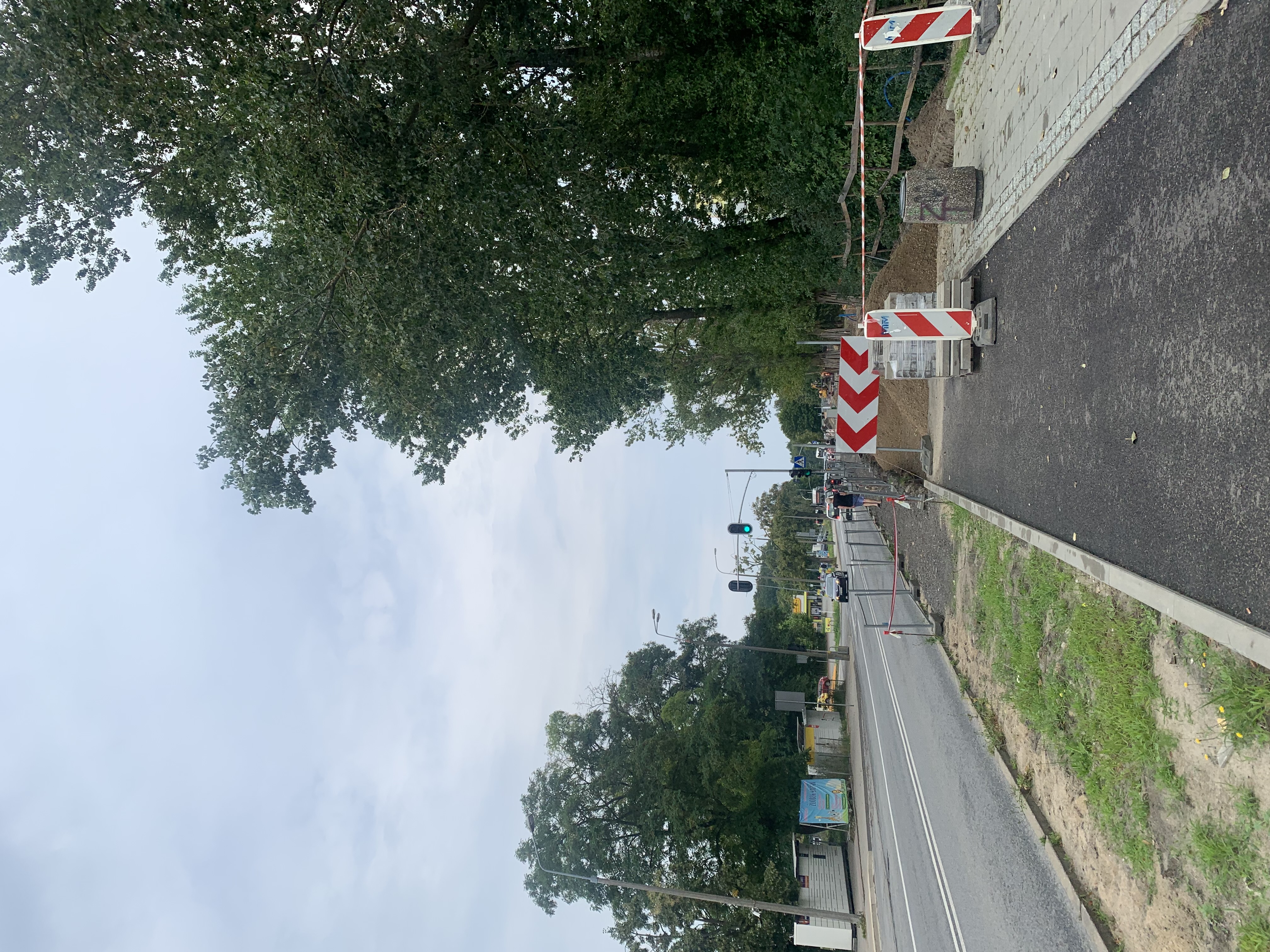 budowa droga dla rower&oacute;w w ciągu ulicy Rolniczej// fot.D.Matejczyk