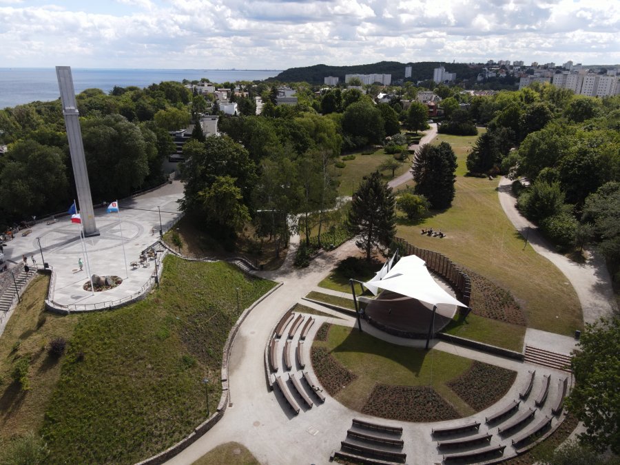 Rewitalizacja parku na Kamiennej G&oacute;rze to m.in. nowa scena plenerowa, winda czy og&oacute;lnodostępne toalety, fot. Marcin Mielewski