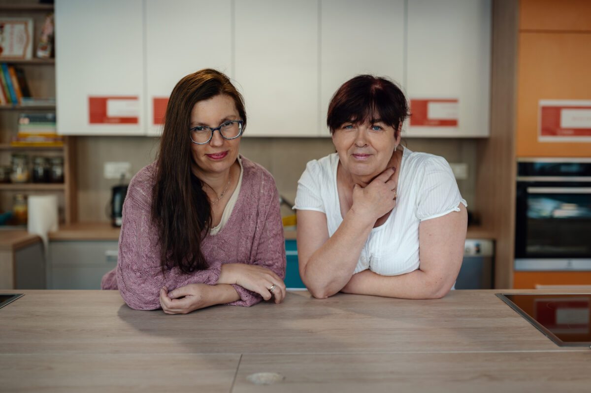 Pani Małgorzata Bierejszyk oraz pani Jolanta Sypułkowska/fot. Dawid Linkowski