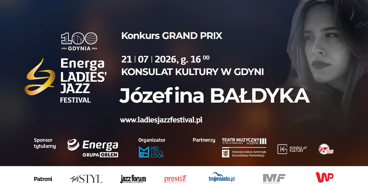 J&oacute;zefina Bałdyka &ndash; finalistka konkursu o Grand Prix Energa Ladies' Jazz Festivalu (mat. prasowe)