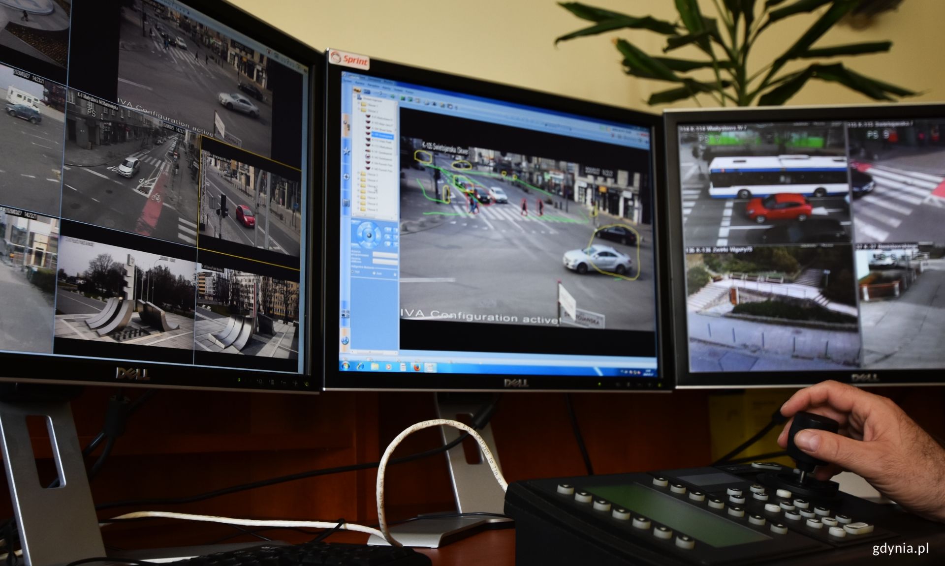 Tak pracuje monitoring w Gdyni, fot. Marcin Mielewski