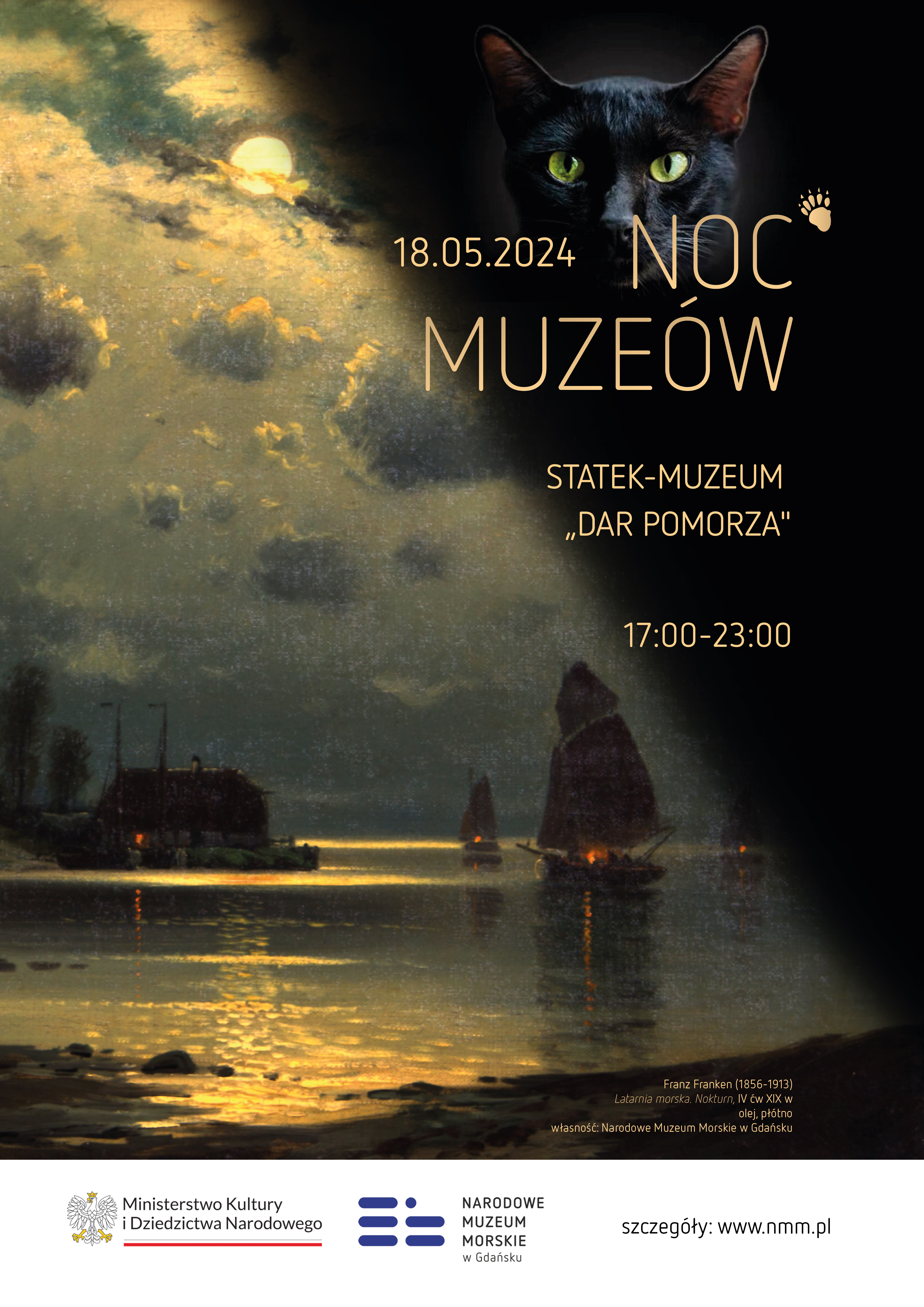 Noc Muze&oacute;w na pokładzie &bdquo;Daru Pomorza&rdquo;