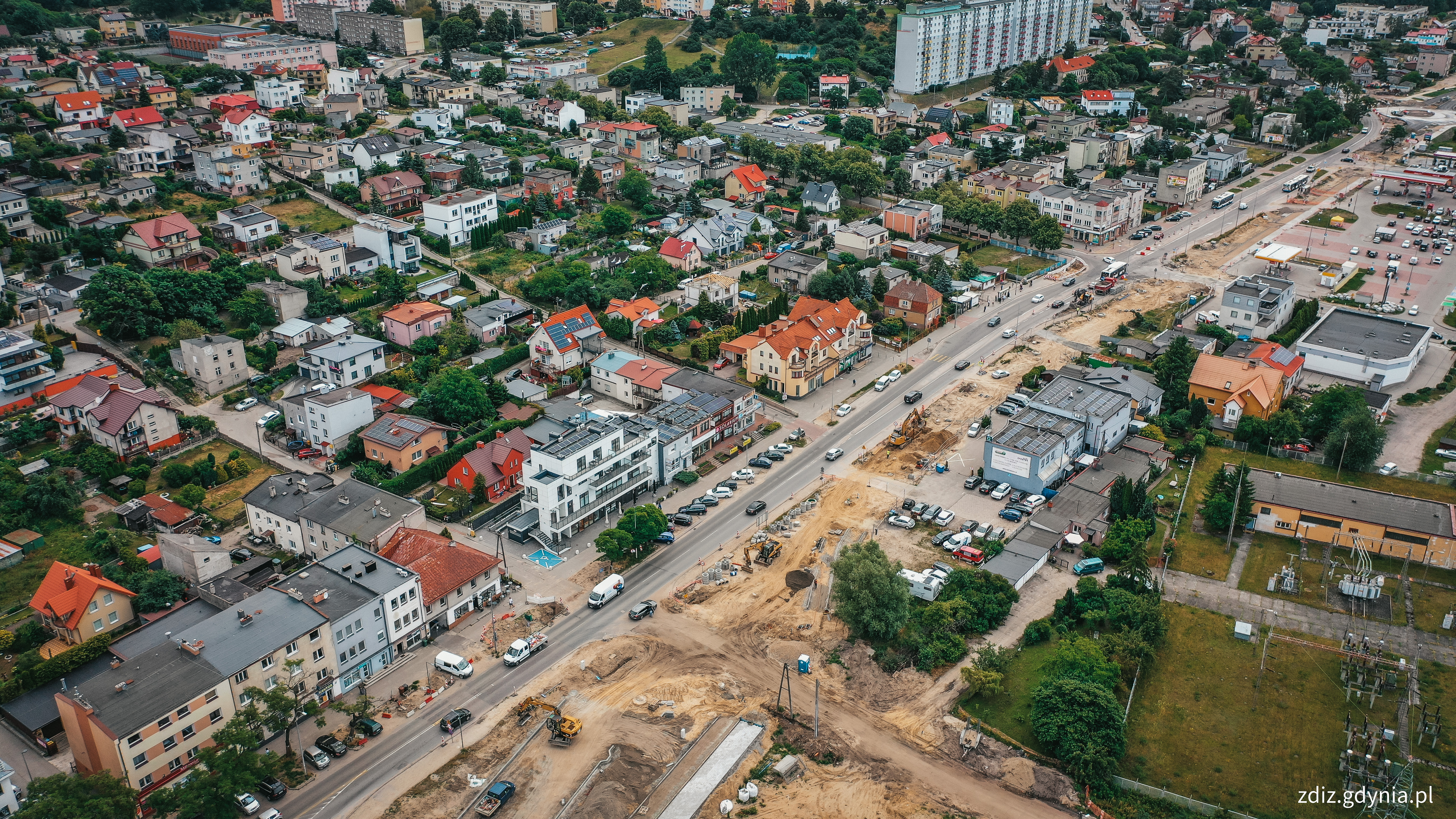 rozbudowa ul. Unruga // fot. M.Mielewski, ZDIZ Gdynia