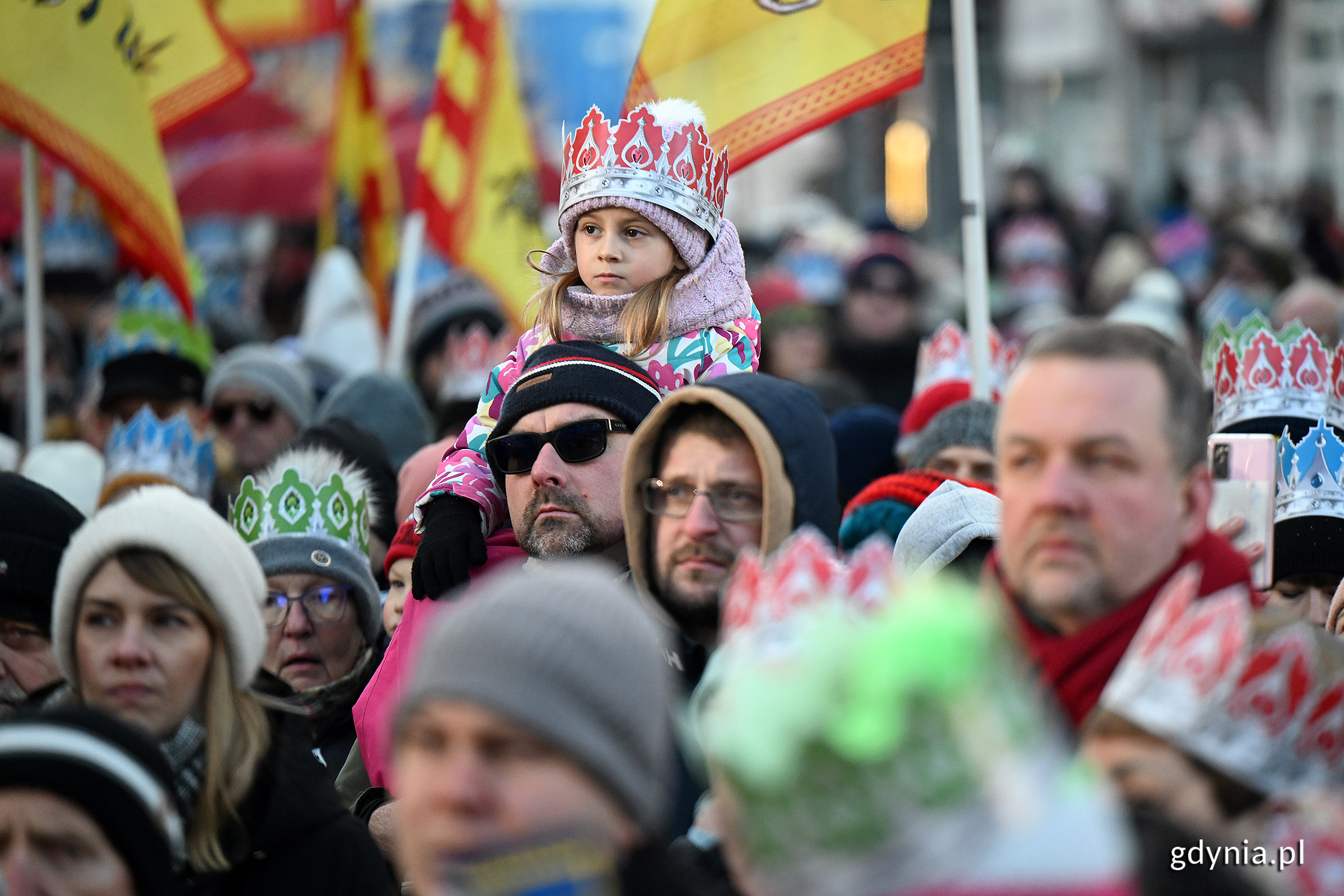 Orszak Trzech Kr&oacute;li na ulicach Gdyni